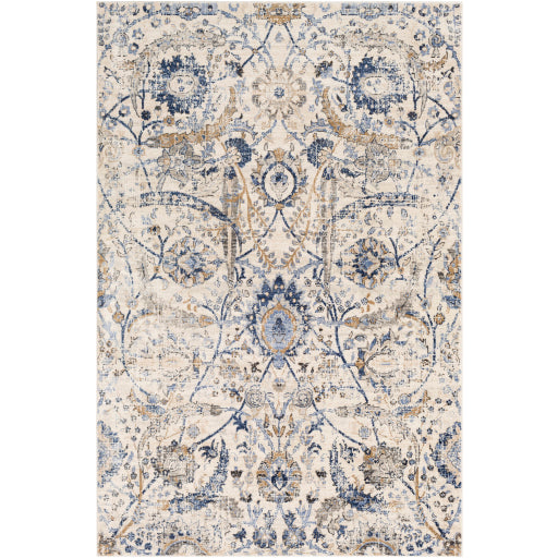Indigo Machine Woven Rug Livabliss Indigo