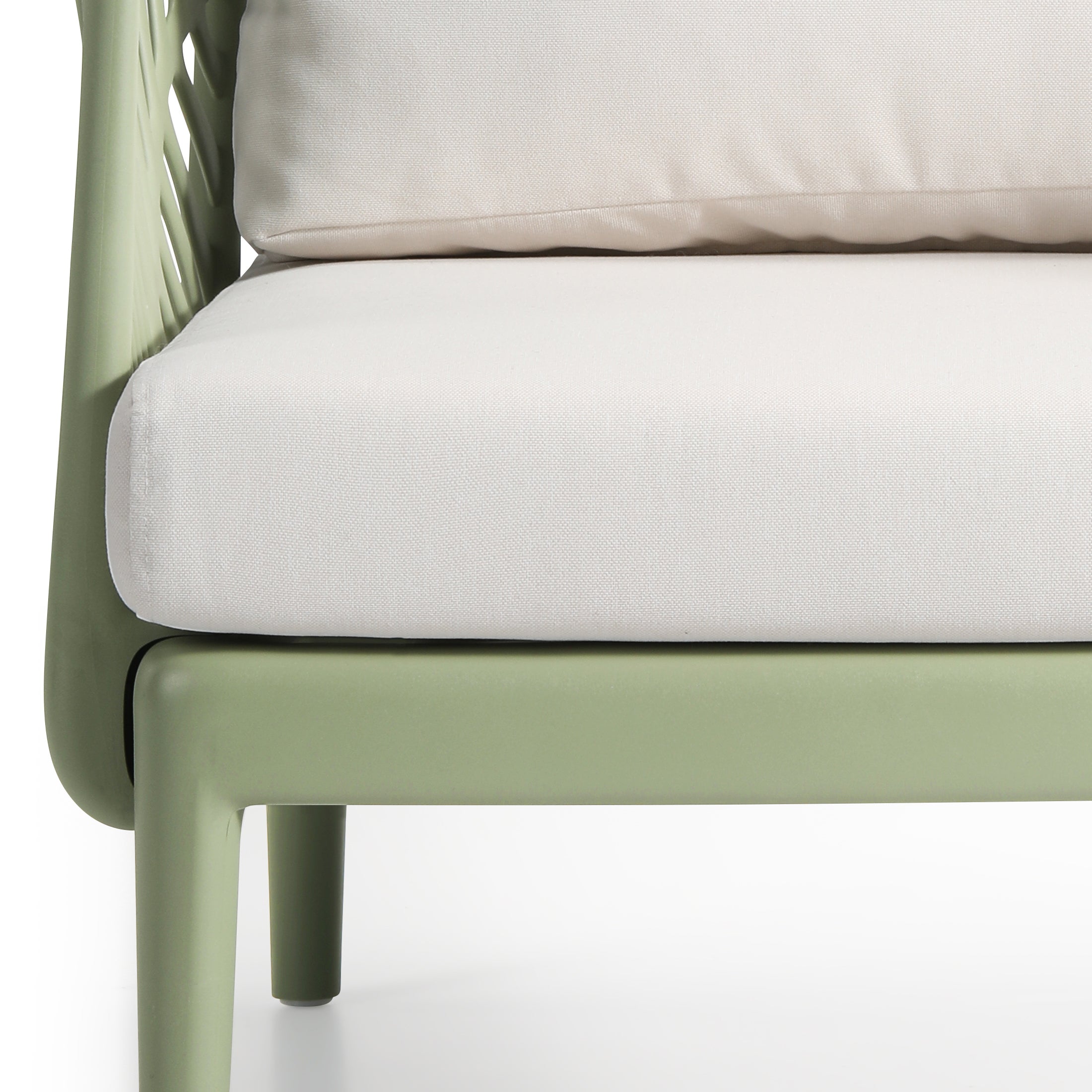 Polyform Deep Seating Left Arm Chair with Cushions Seahawk Designs Patio Chairs