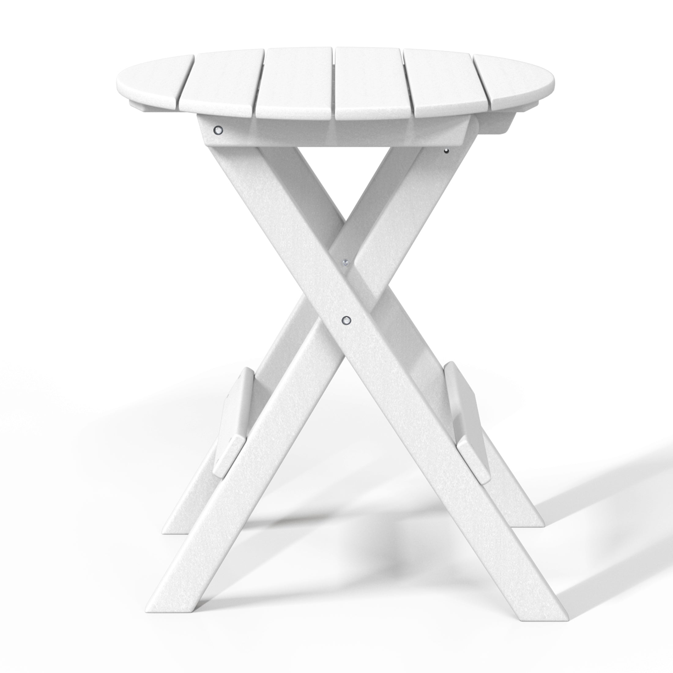 Tuscany All-Weather Outdoor Patio Round Folding Dining Table (24" Top) Seahawk Designs Patio Dining Tables