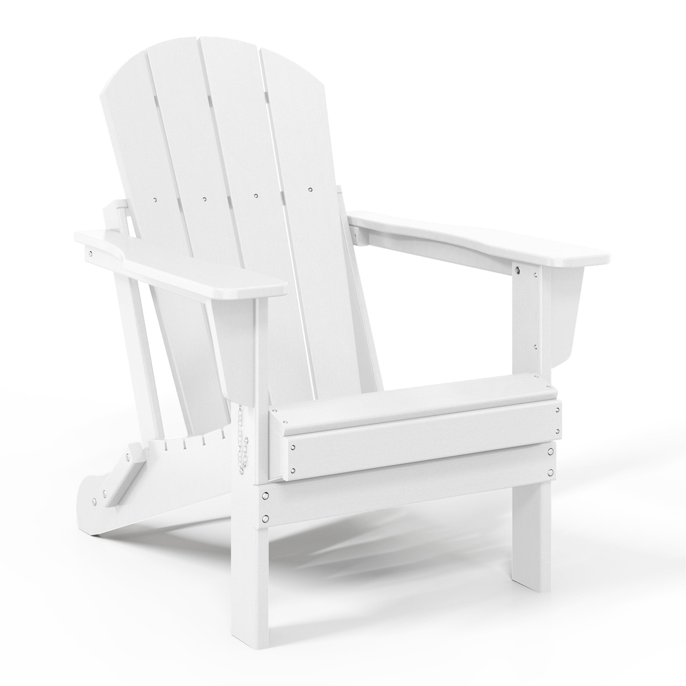 Chatham All-Weather Outdoor Folding Adirondack Chair White Seahawk Designs Adirondack Chairs