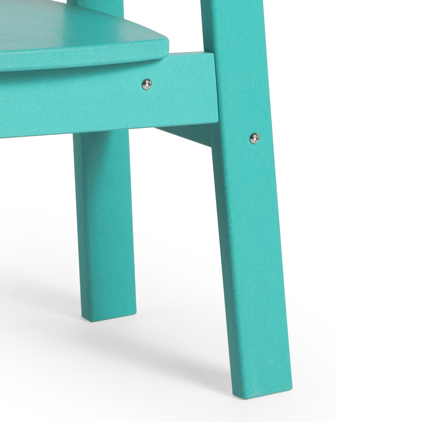 Tiny Terraces Essentials Kids' All-Weather Outdoor Dining Chair (Set of 2) Seahawk Designs Kids Patio Dining Chairs