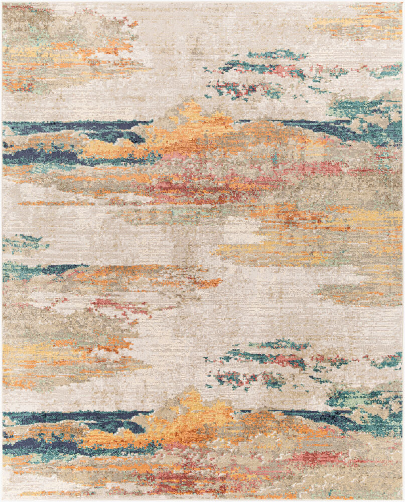 Illusions Machine Woven Rug — Cream/Light Gray