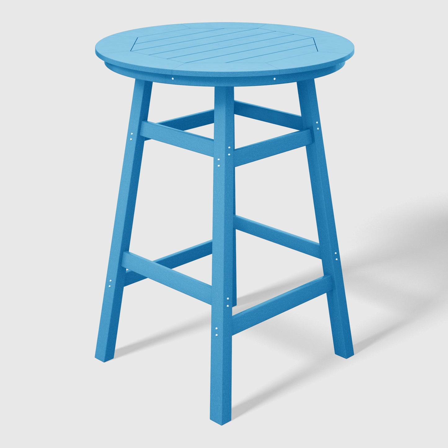 Stockholm All-Weather Outdoor 35" Round Bar Table (42" Height) Pacific Blue Seahawk Designs Patio Bar Tables