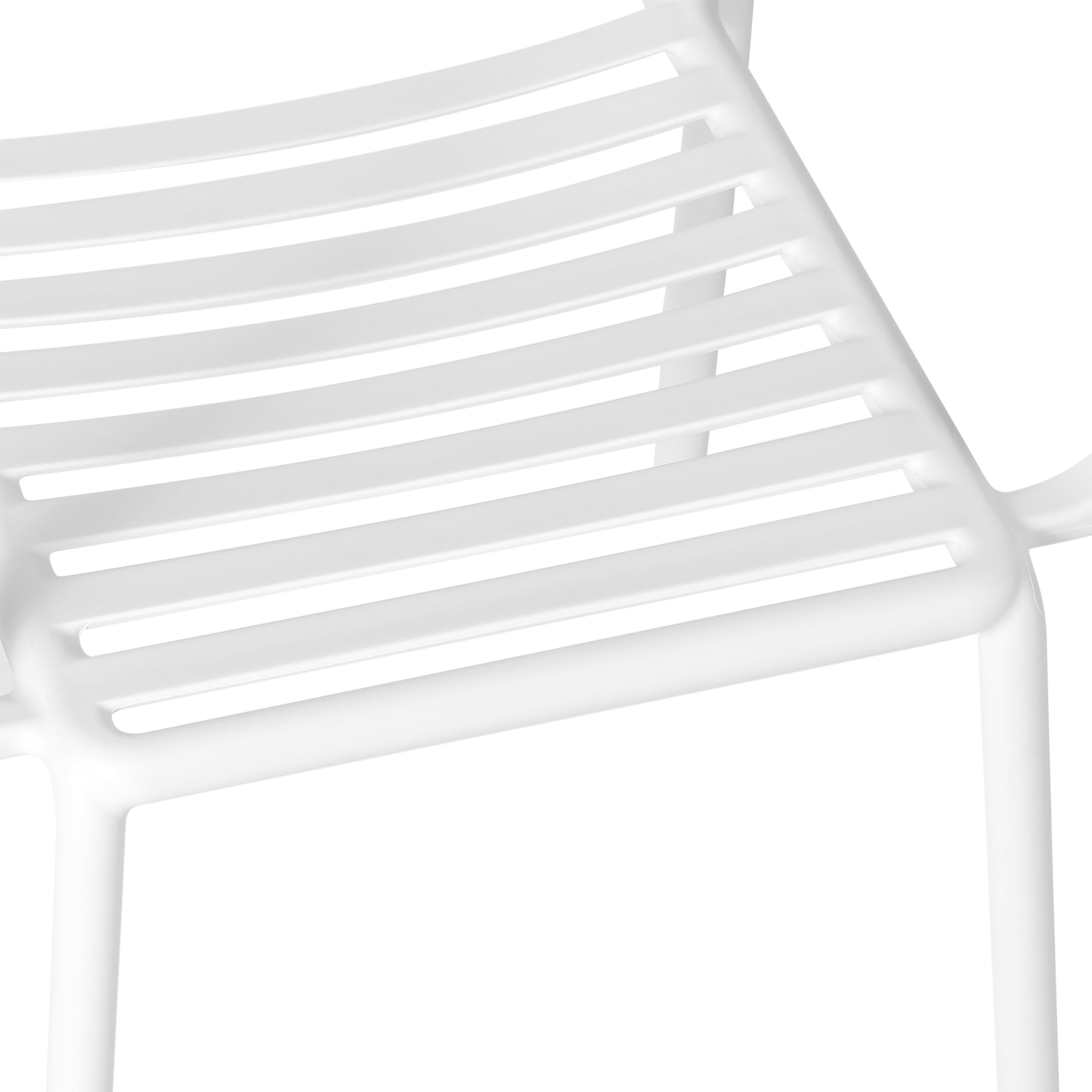 Polyform Stacking Dining Arm Chair (Set of 4) Seahawk Designs Patio Dining Chairs