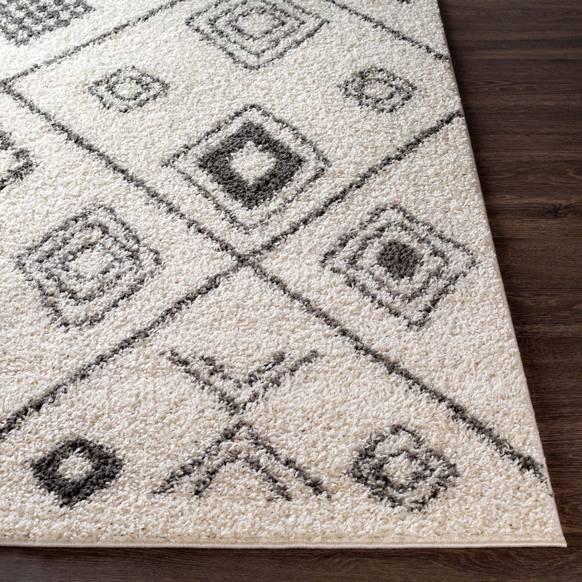 Taza Shag Machine Woven Rug Livabliss Taza Shag