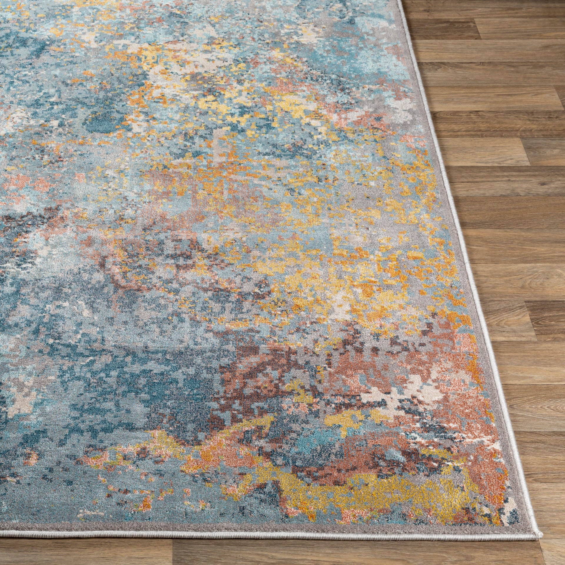 Mediterranean Machine Woven Rug Livabliss Mediterranean