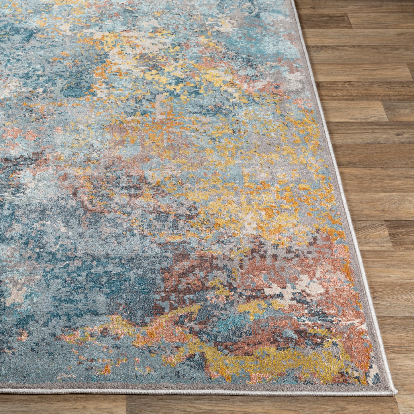 Mediterranean Machine Woven Rug Livabliss Mediterranean