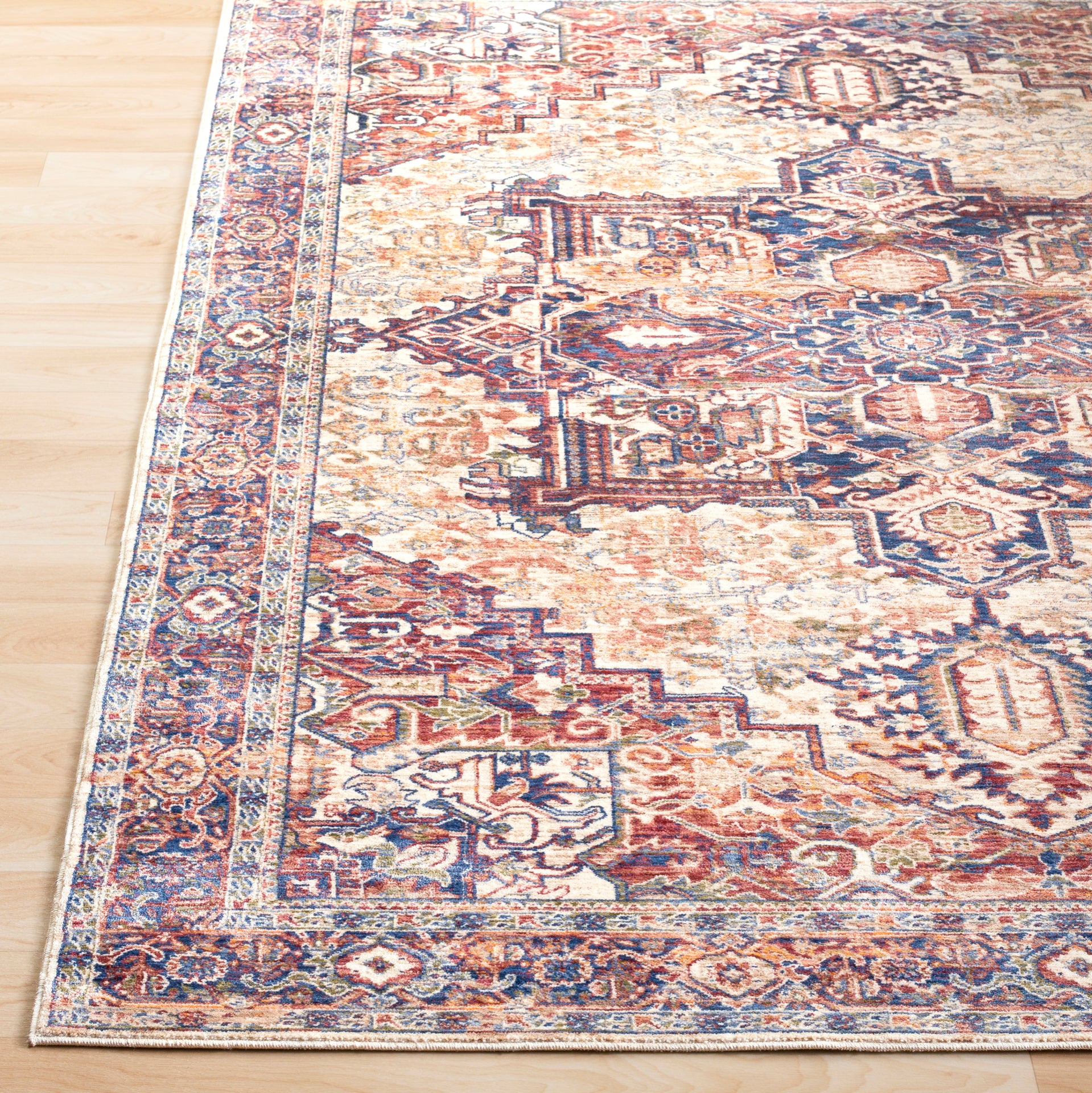 Mahal Machine Woven Rug Livabliss Mahal