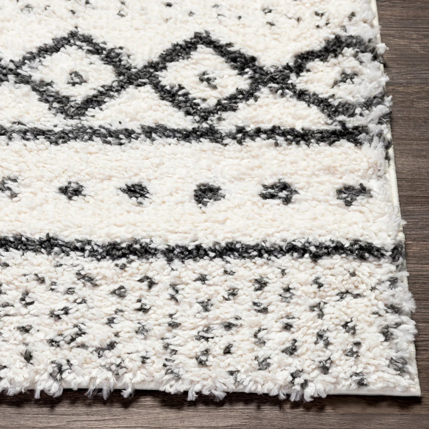 Deluxe Shag Machine Woven Rug Livabliss Deluxe Shag