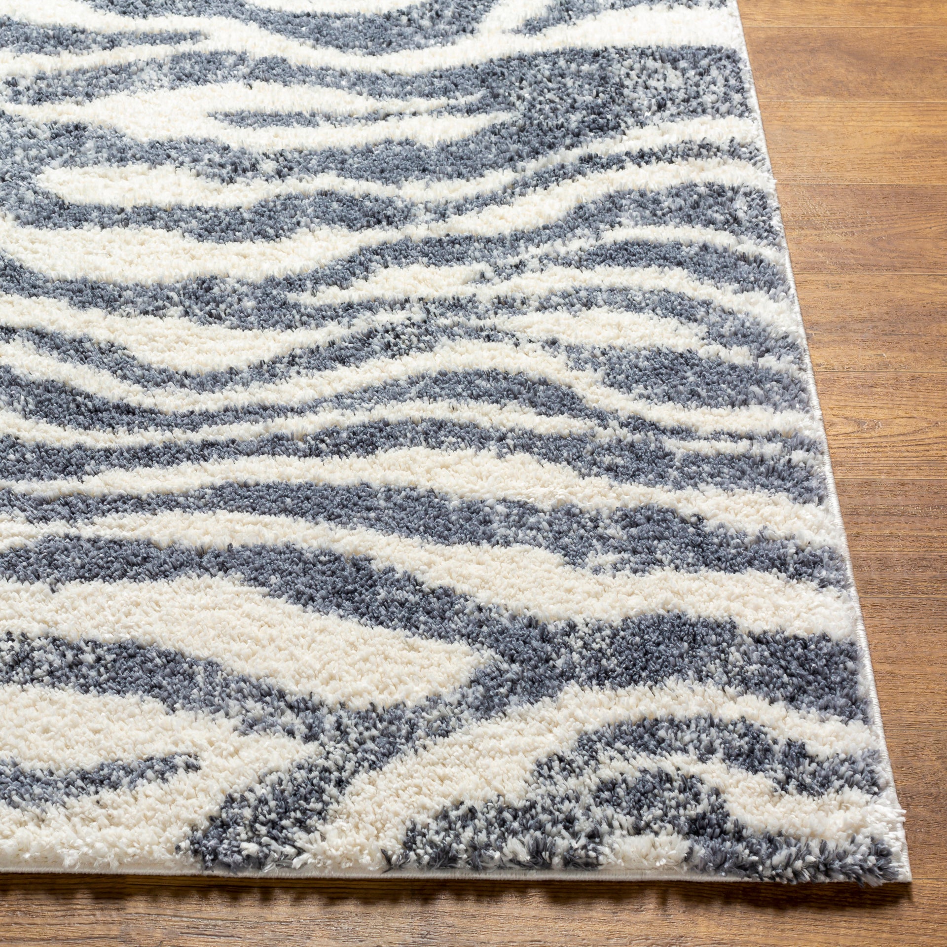 Puffy Shag Machine Woven Rug Livabliss Puffy Shag
