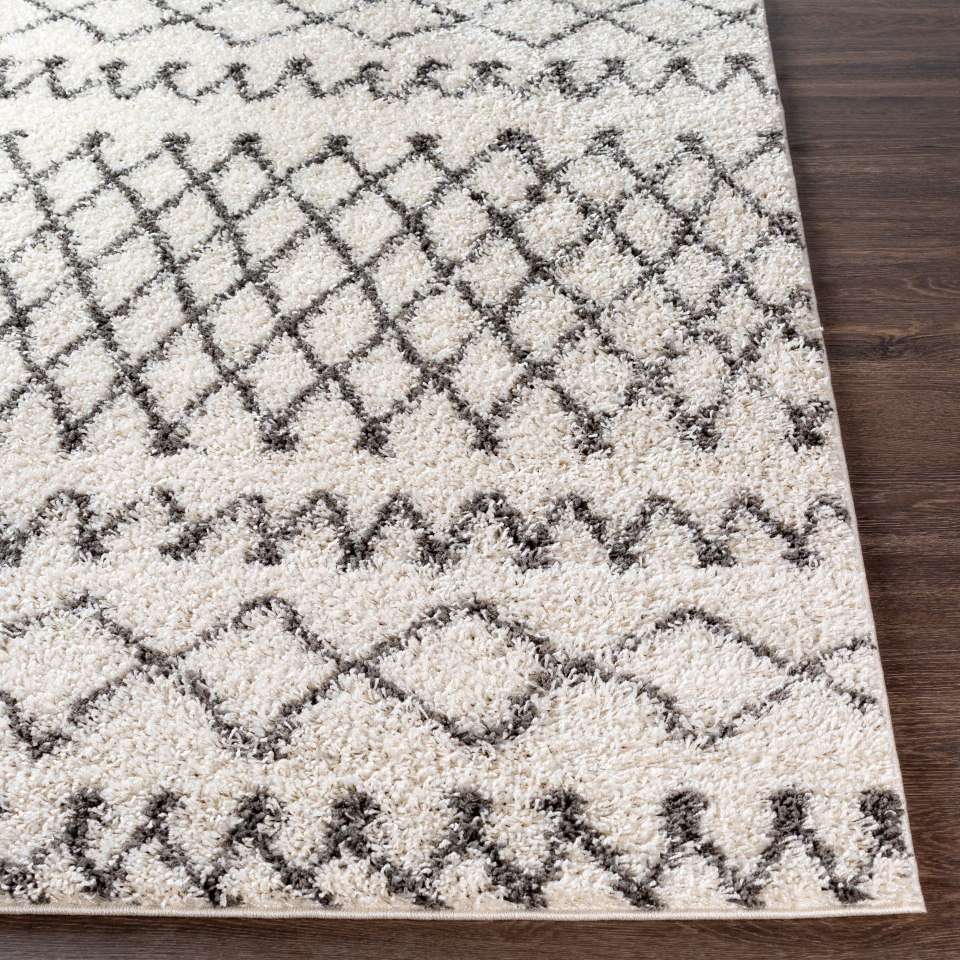Taza Shag Machine Woven Rug Livabliss Taza Shag