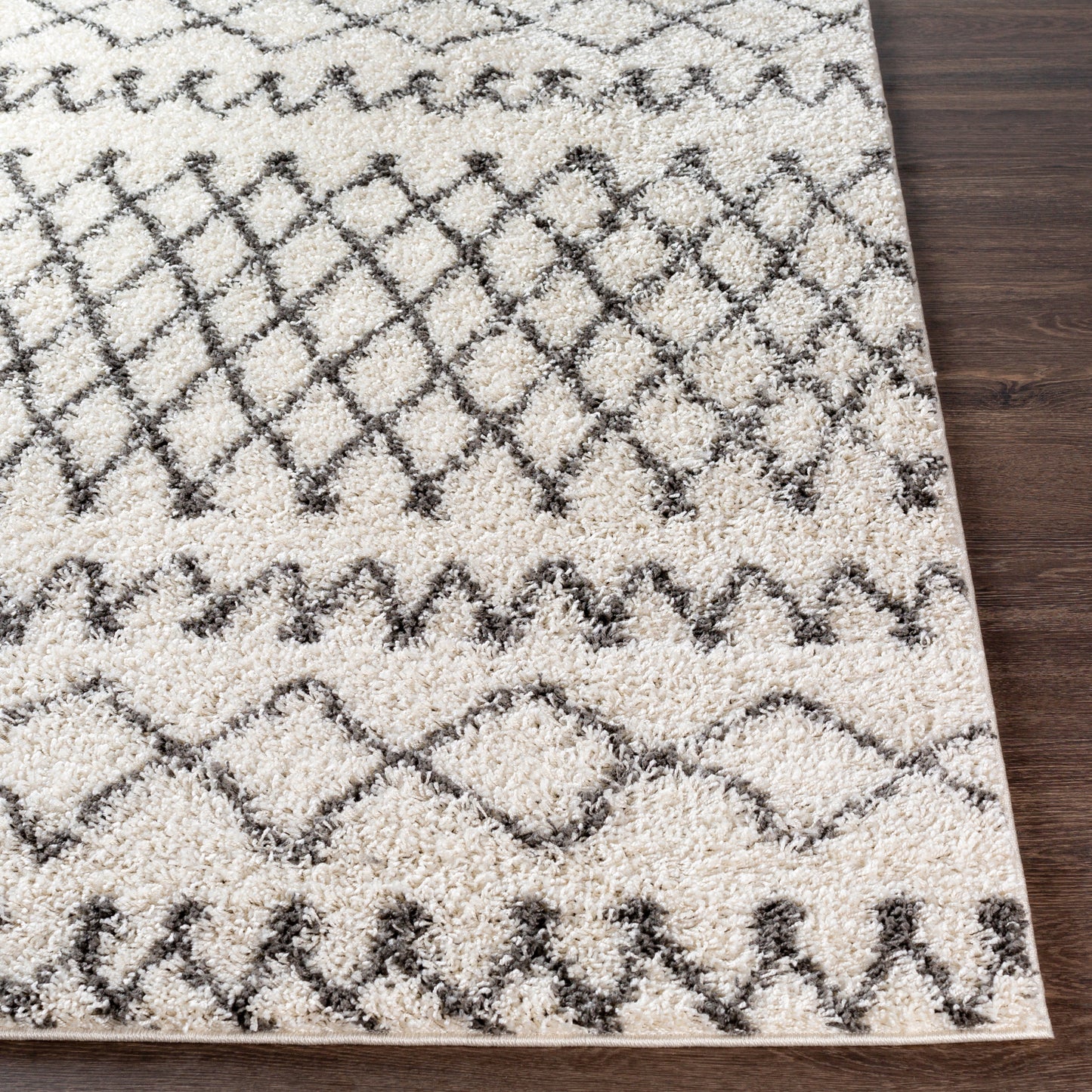 Taza Shag Machine Woven Rug Livabliss Taza Shag