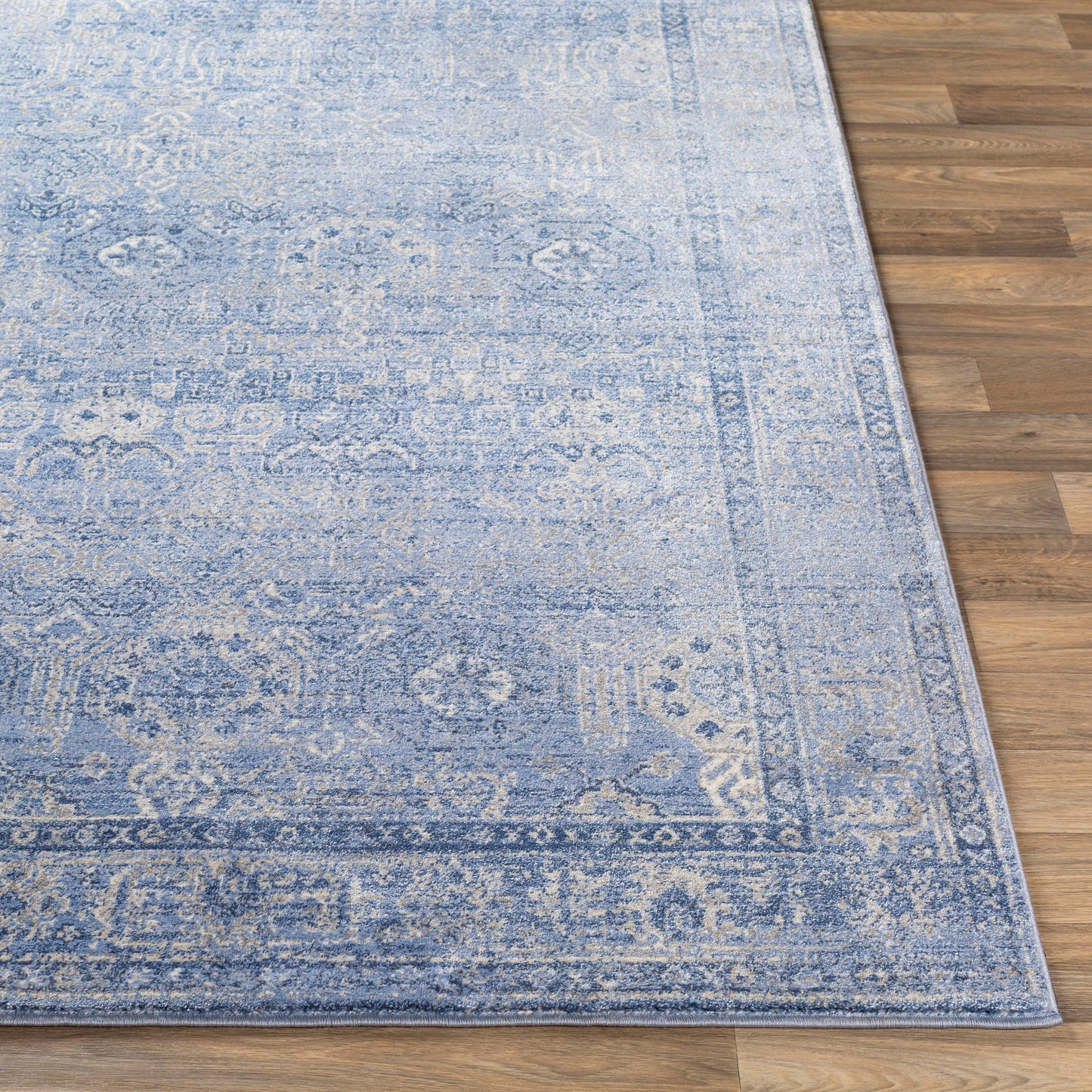 Indigo Machine Woven Rug Livabliss Indigo