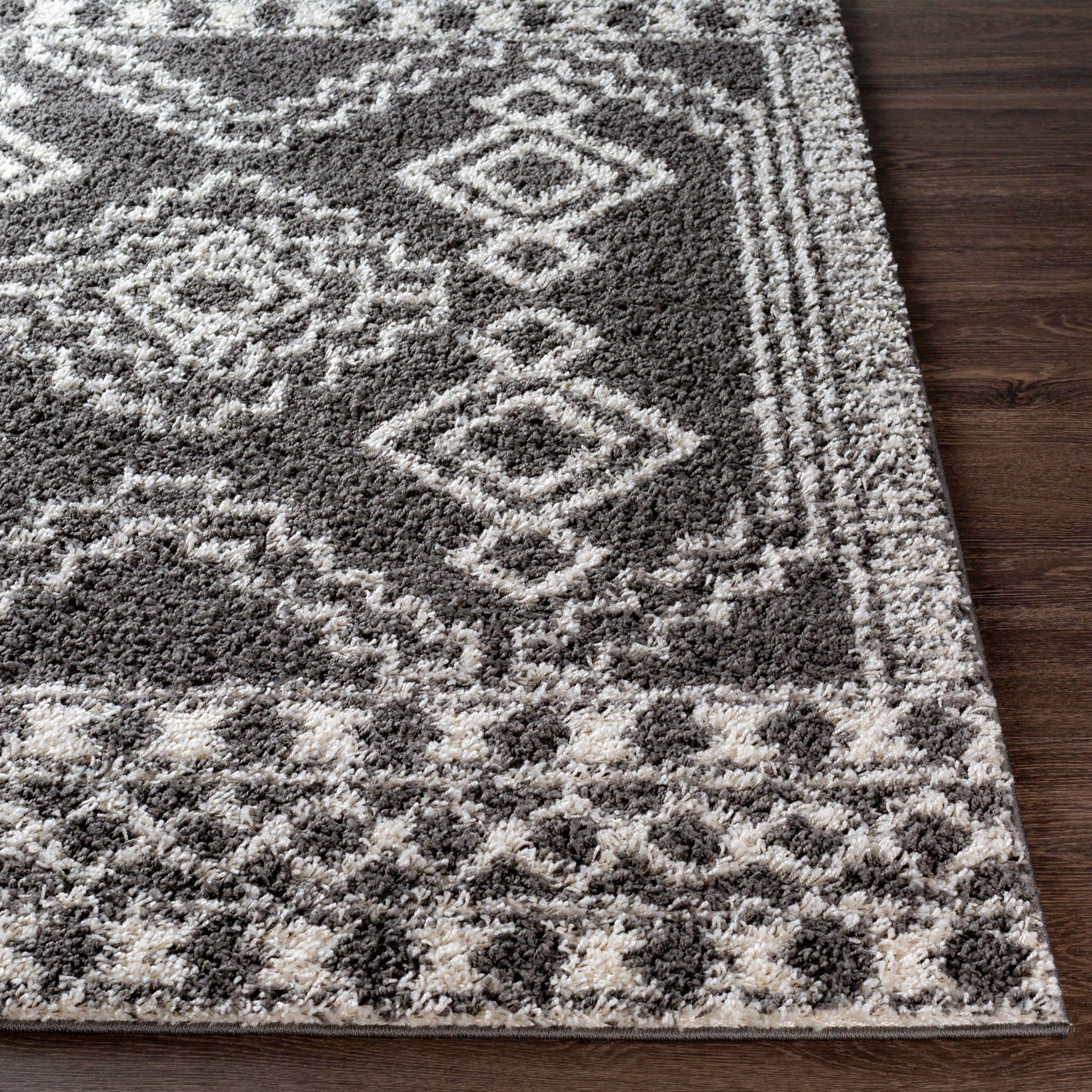 Taza Shag Machine Woven Rug Livabliss Taza Shag