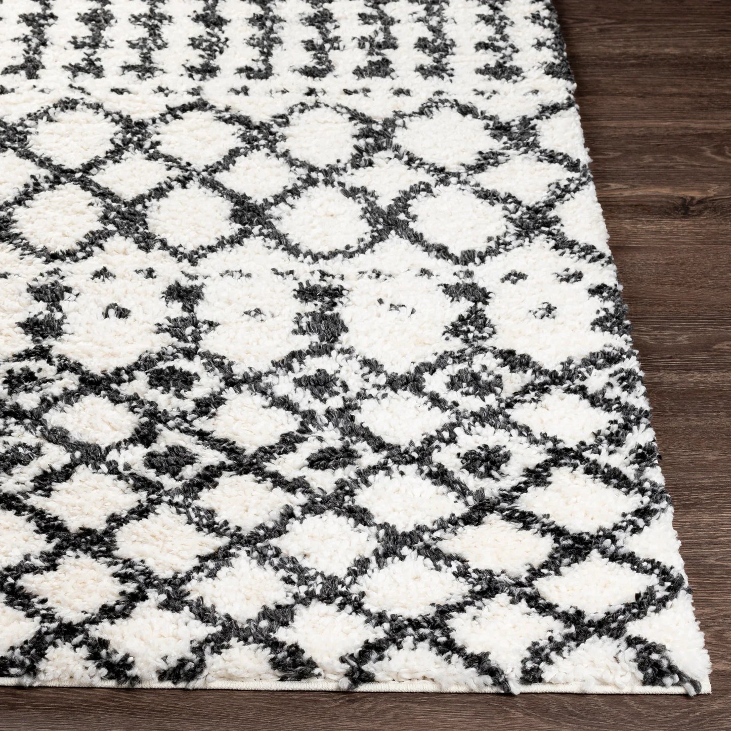 Deluxe Shag Machine Woven Rug Livabliss Deluxe Shag