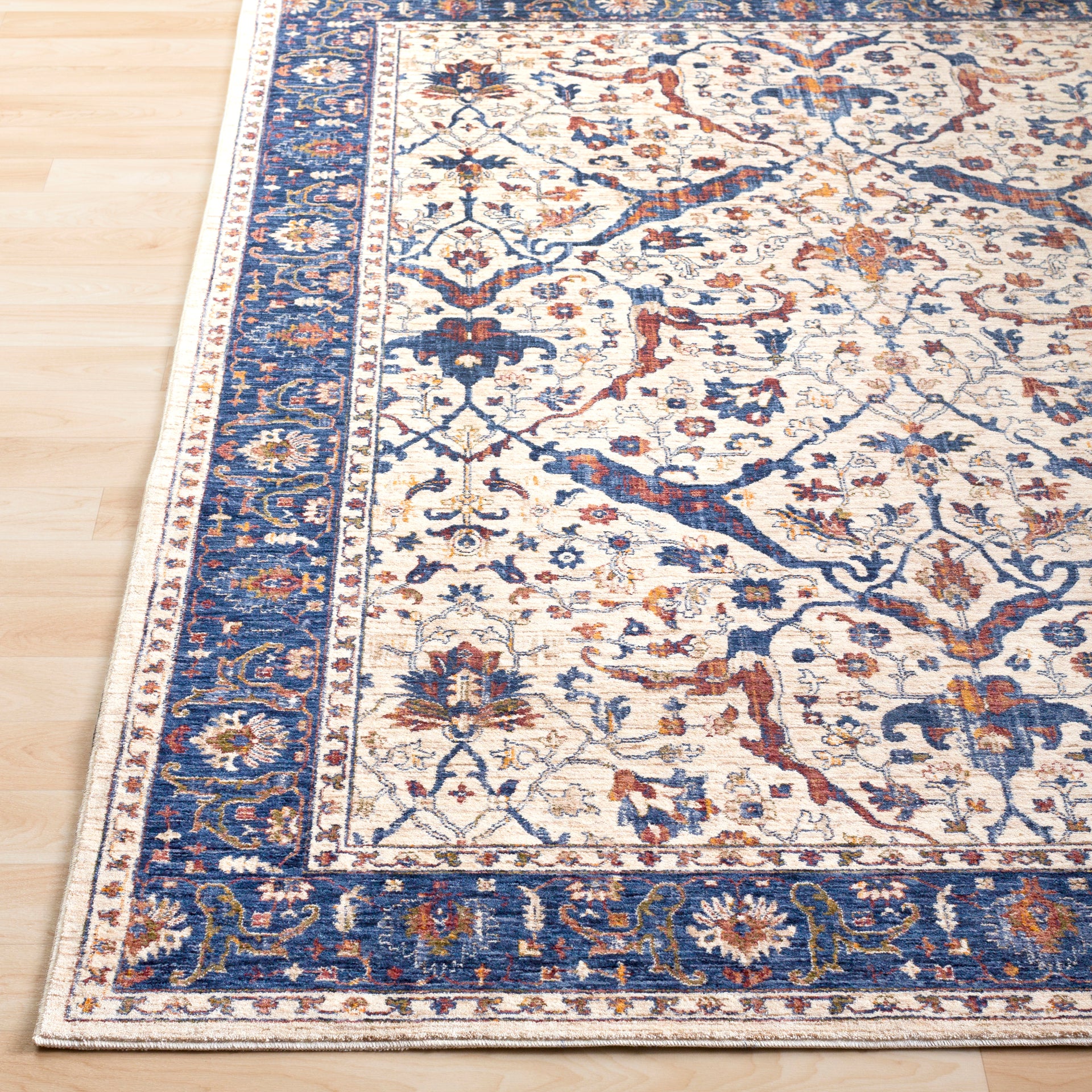 Mahal Machine Woven Rug Livabliss Mahal