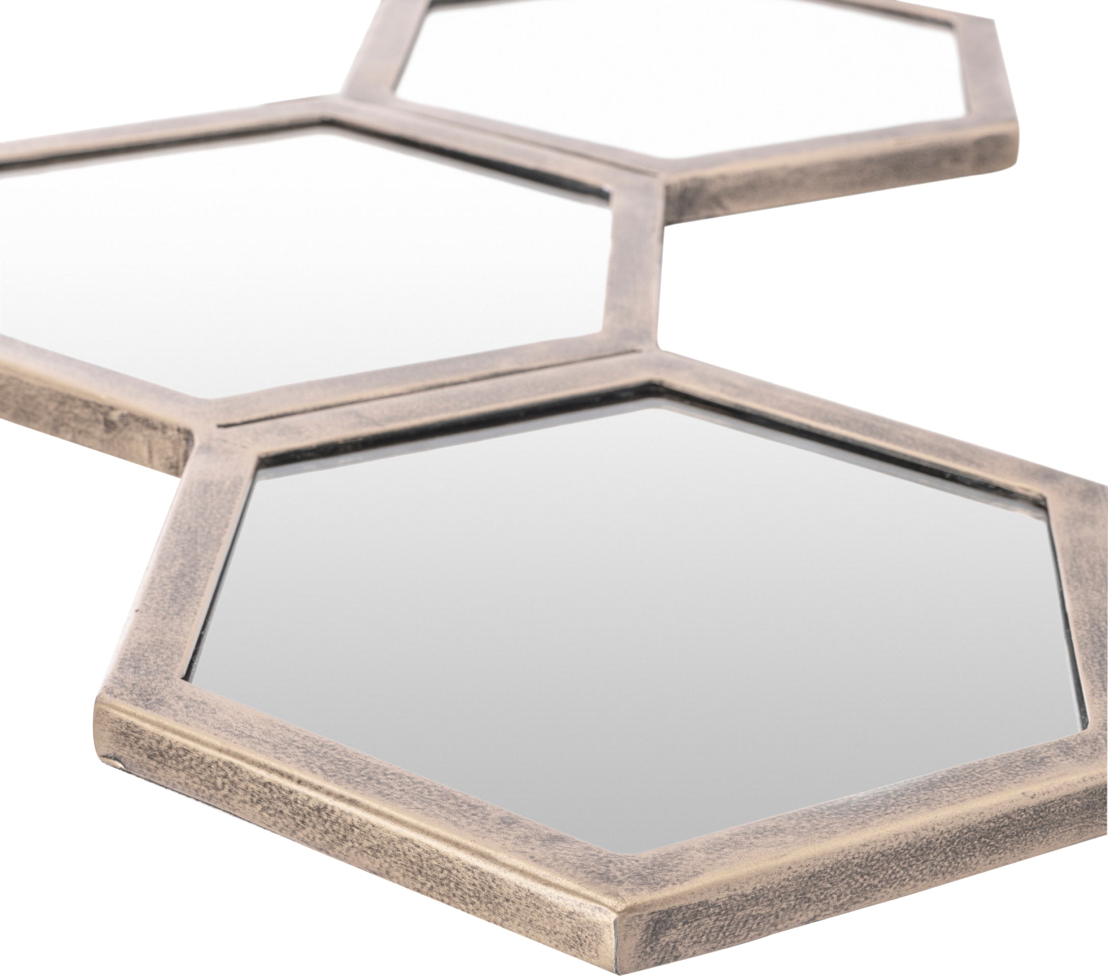 Honeycomb Accent Mirror Livabliss Honeycomb