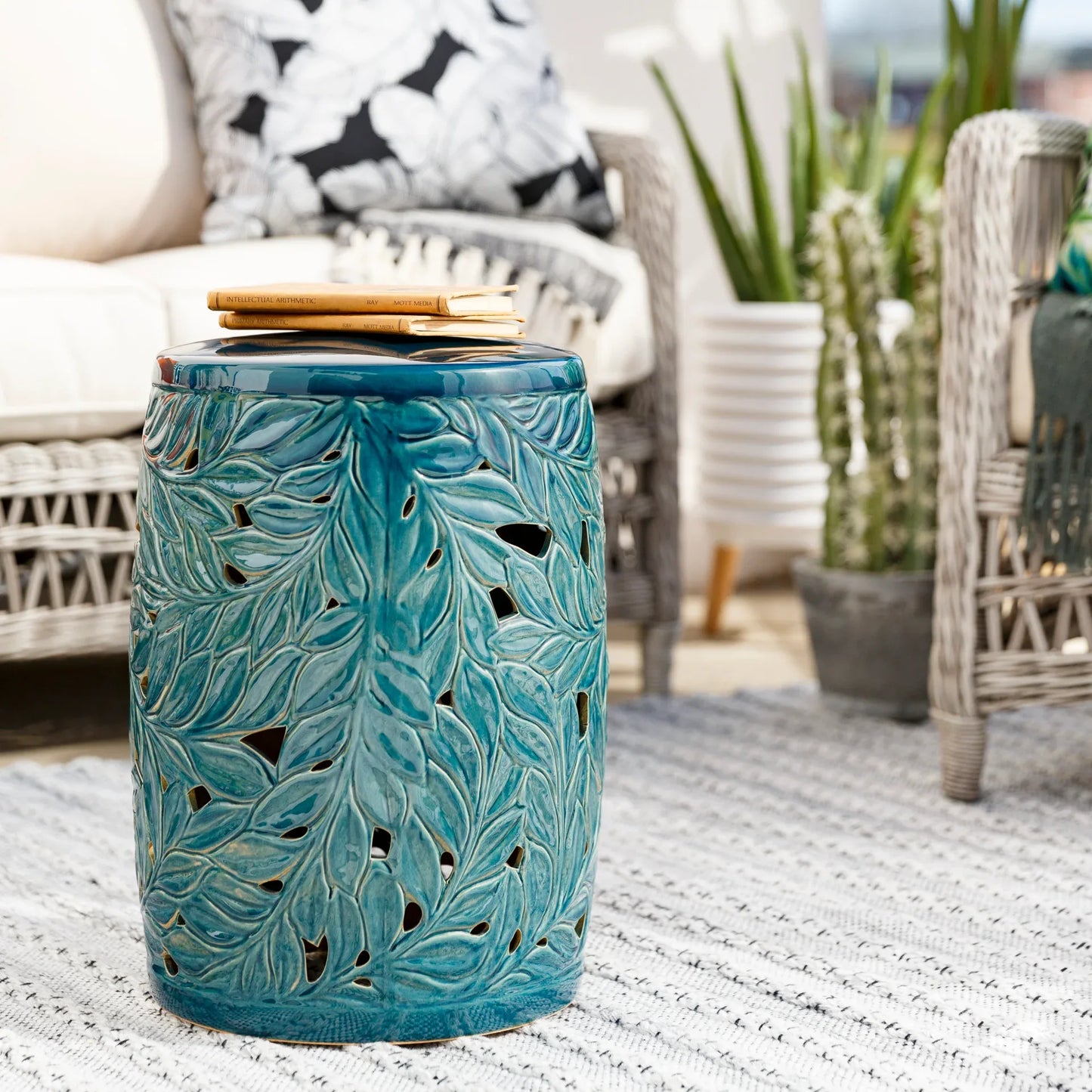 Achilles Garden Stool Livabliss Achilles