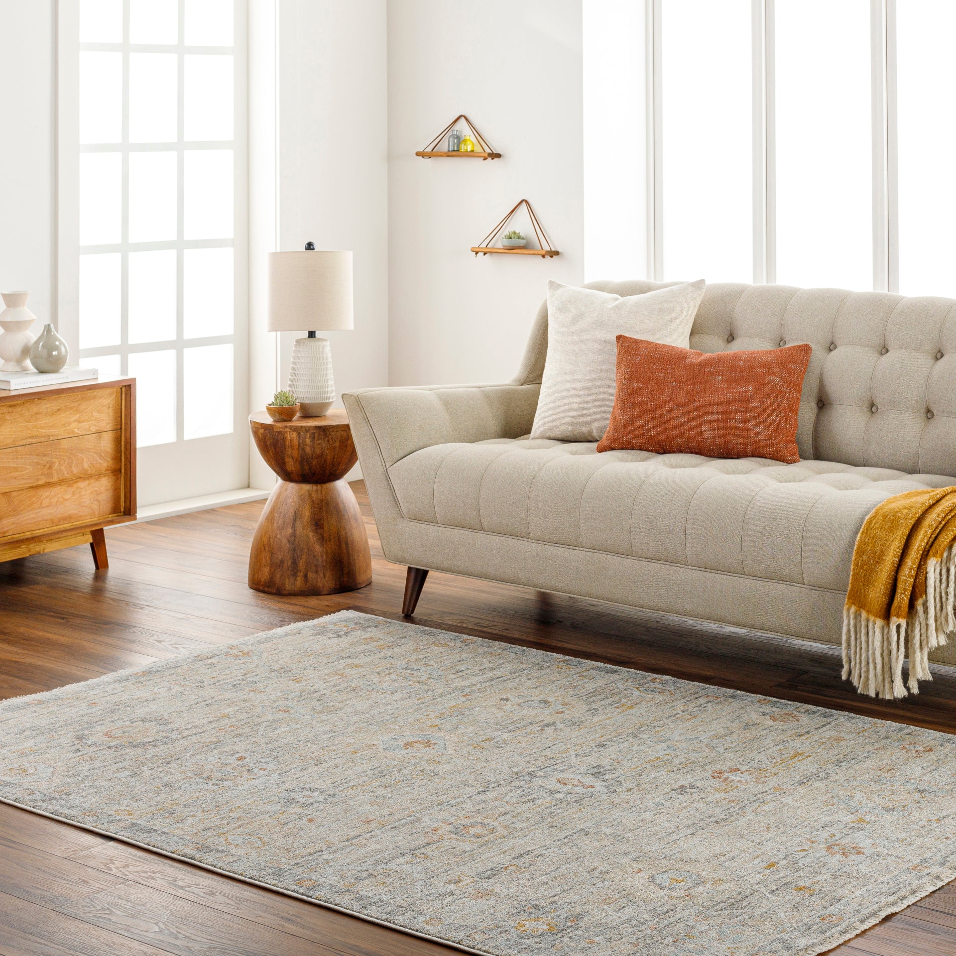 Rojin Machine Woven Rug Livabliss Rojin