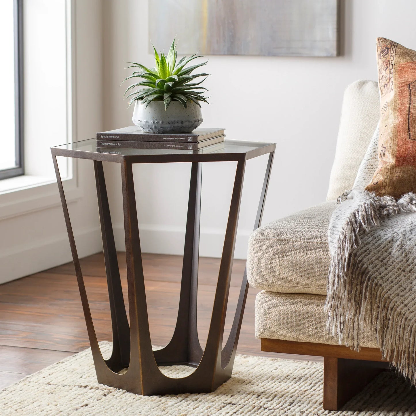 Vortex End Table Livabliss Vortex
