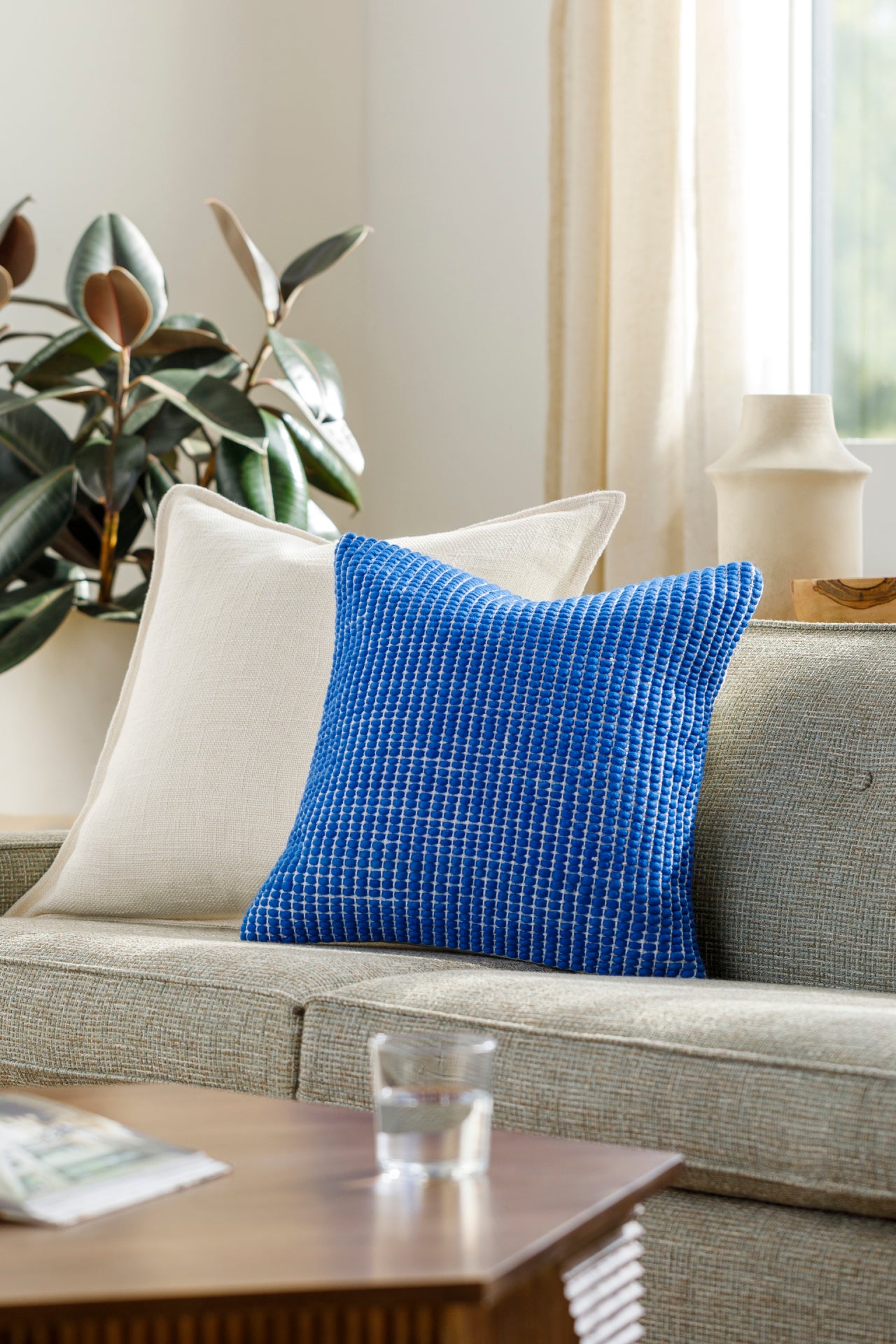 Chunky Grid Accent Pillow Livabliss Chunky Grid