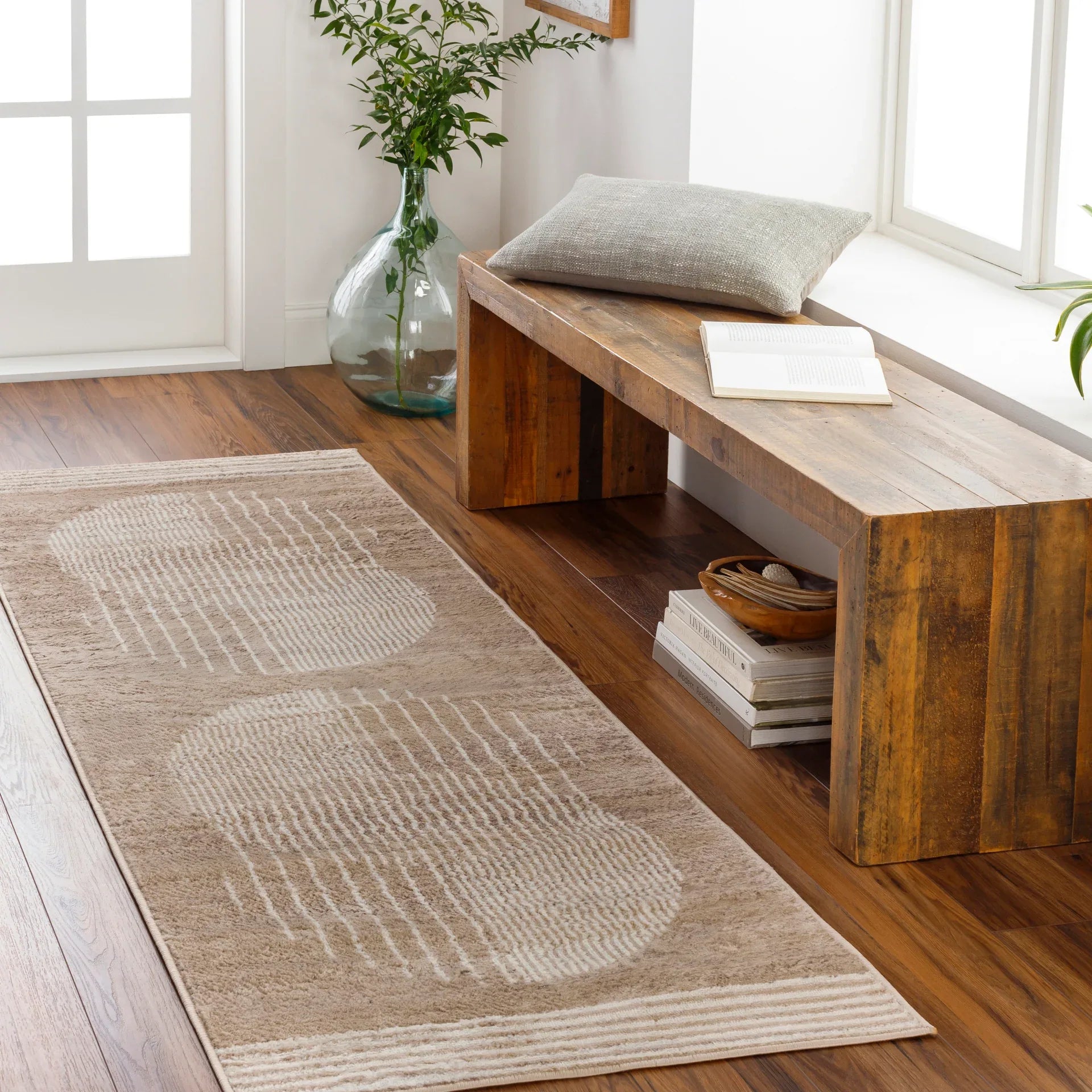 Floransa Machine Woven Rug Livabliss Floransa