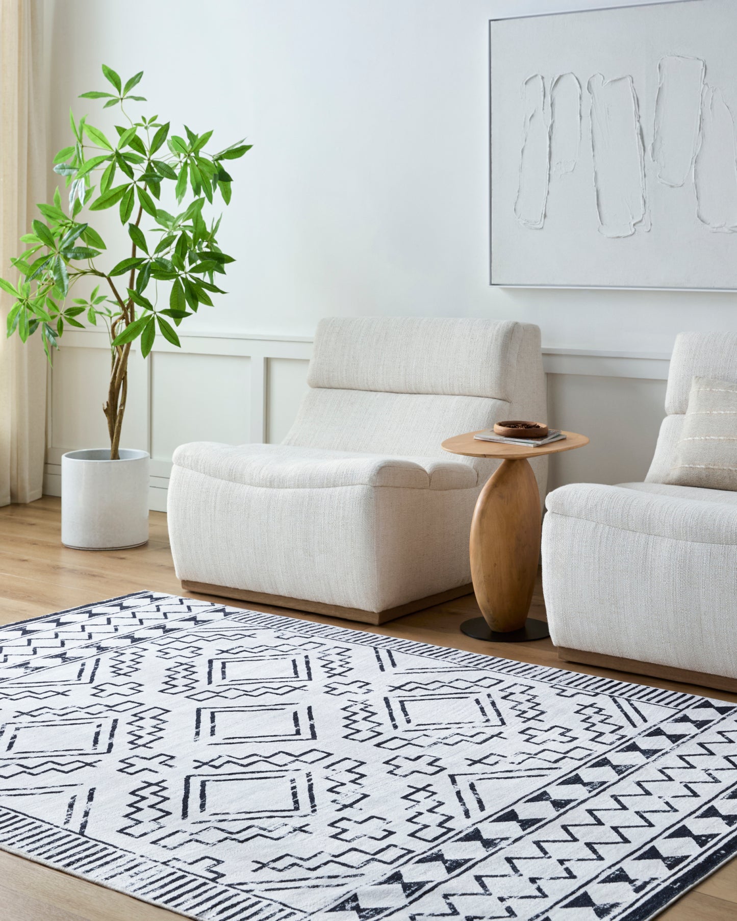 Lavable Machine Woven Rug Livabliss Lavable