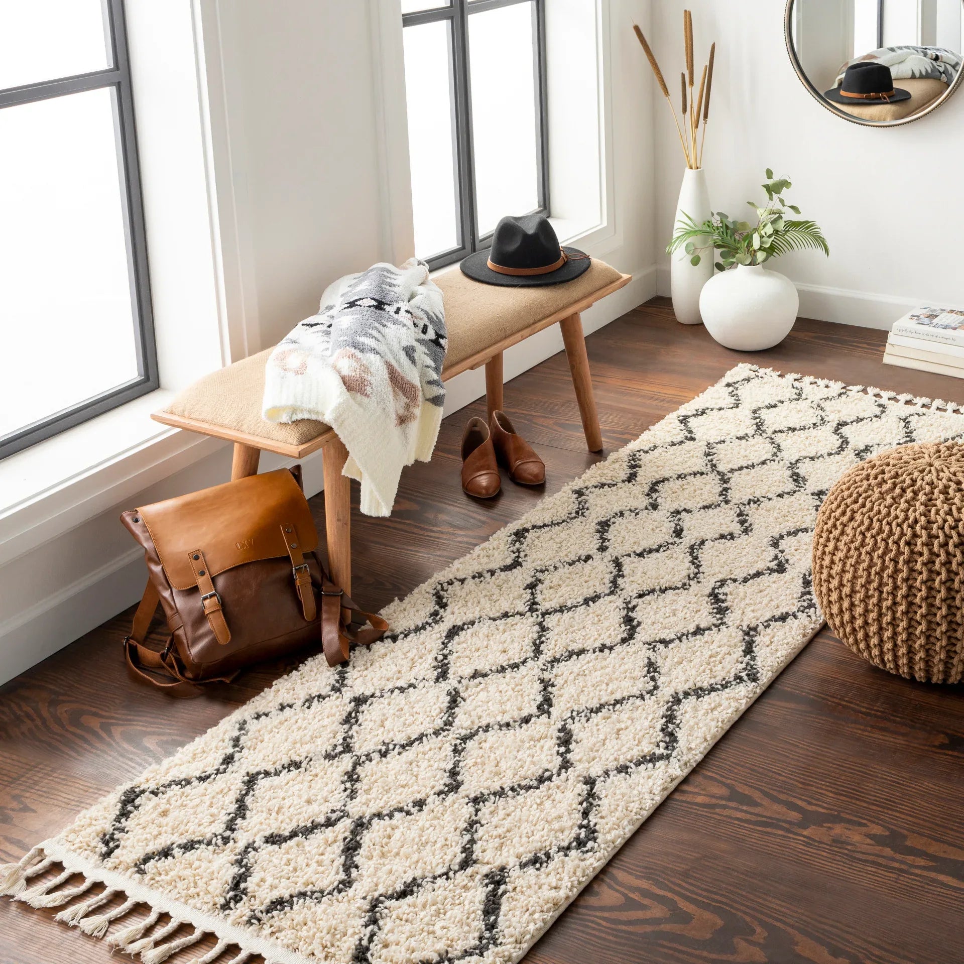 Berber Shag Machine Woven Rug Livabliss Berber Shag