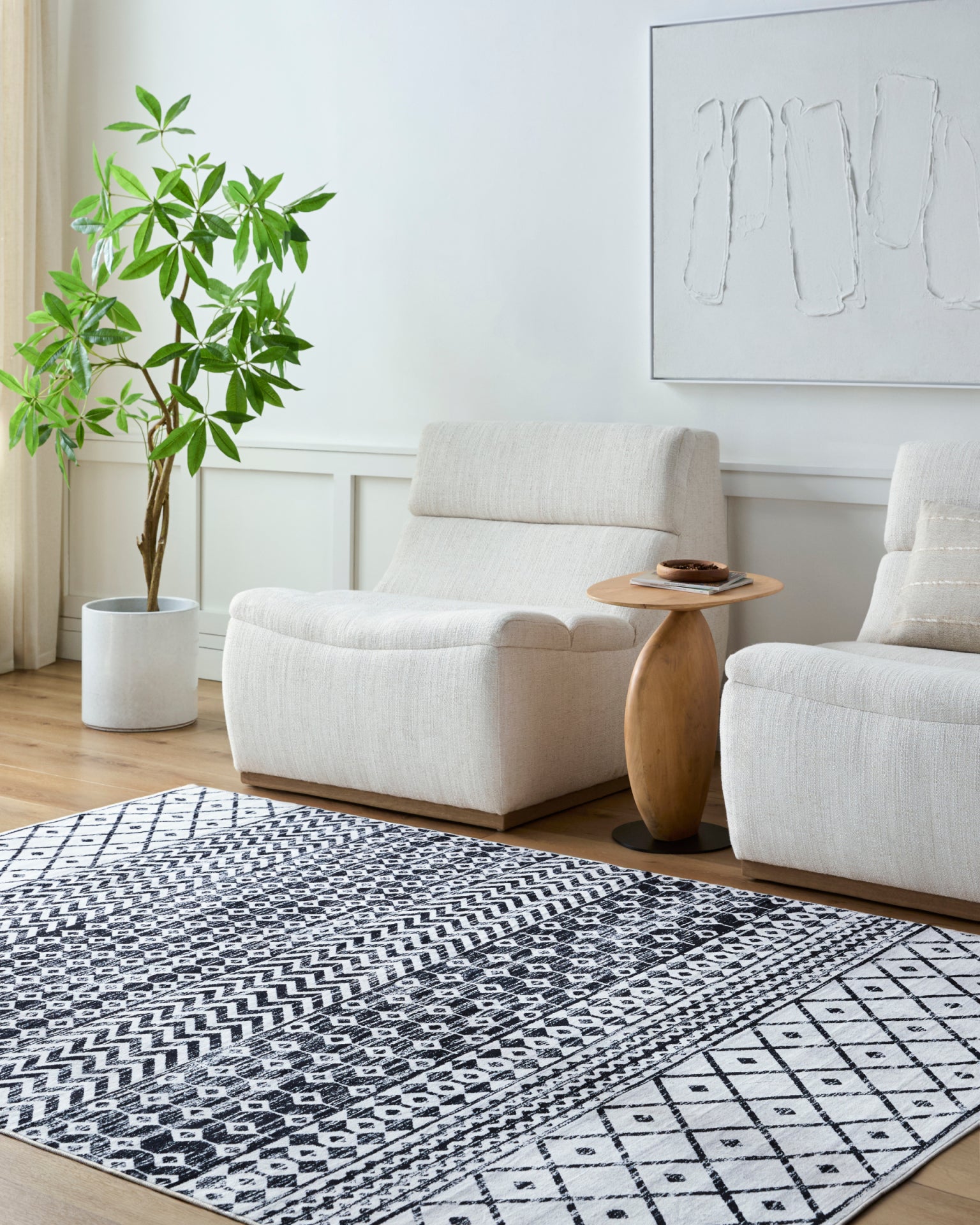 Lavable Machine Woven Rug Livabliss Lavable
