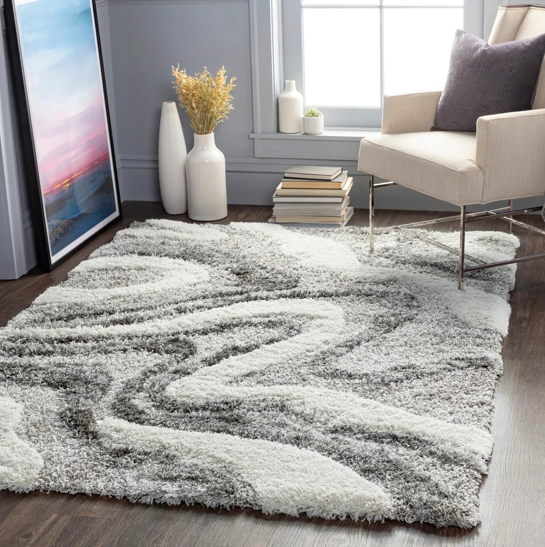 Alta Shag Machine Woven Rug Livabliss Alta Shag