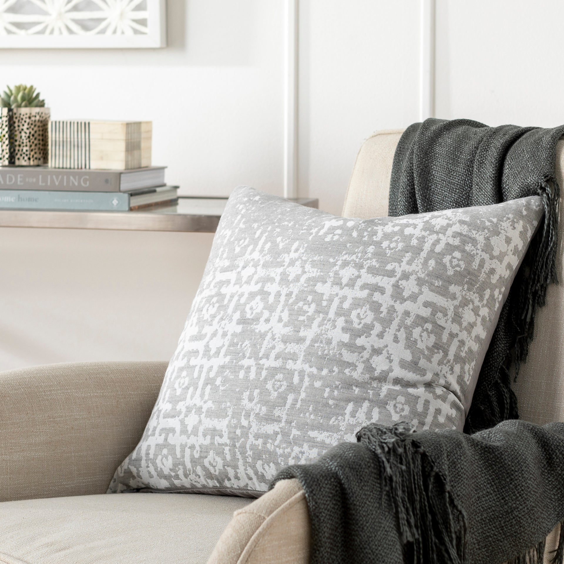 Abstraction Accent Pillow Livabliss Abstraction