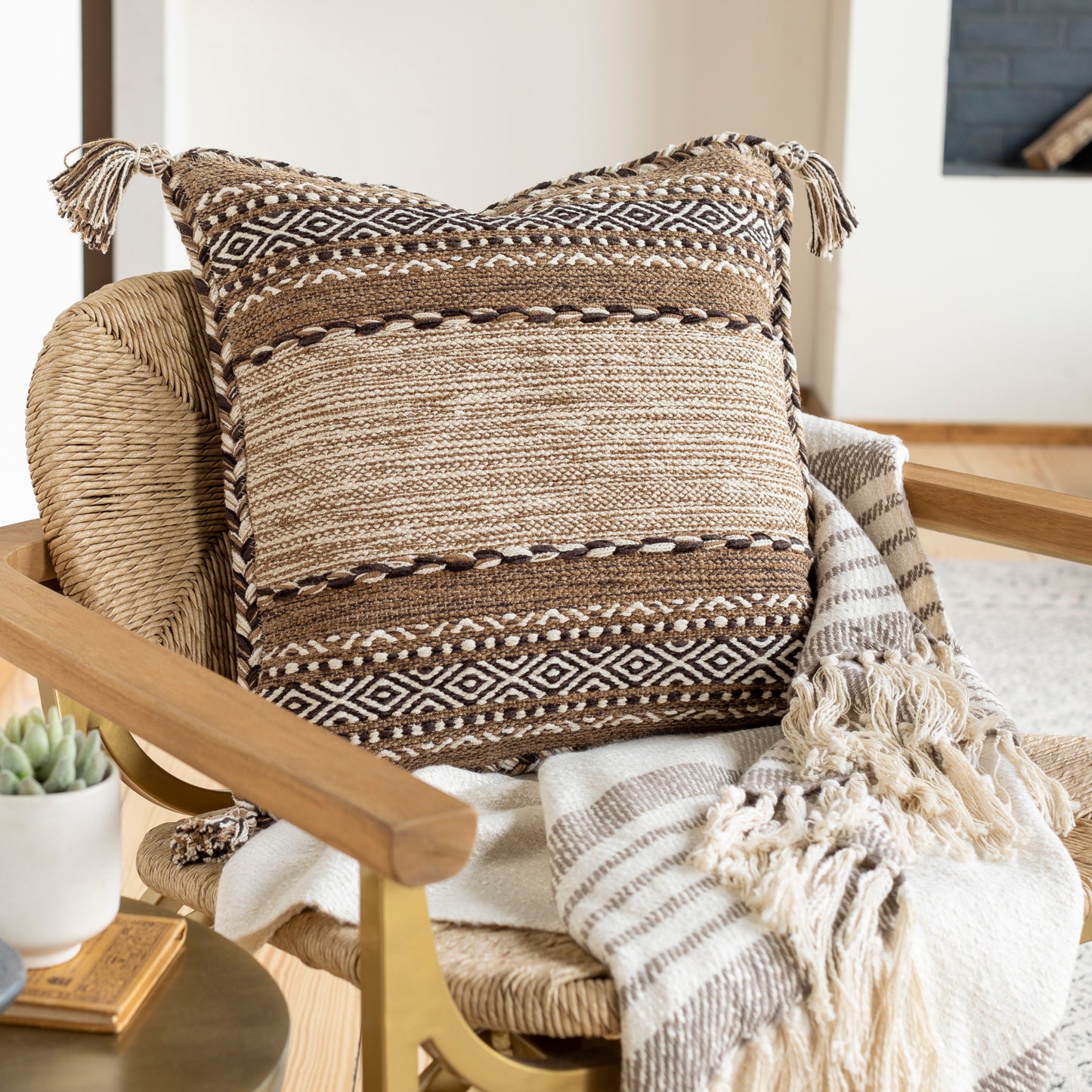 Trenza Accent Pillow Livabliss Trenza