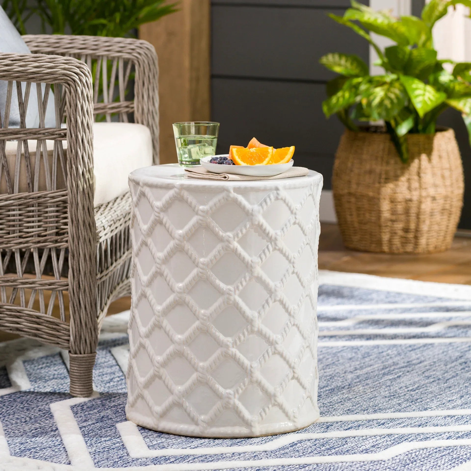 Gaylor Garden Stool Livabliss Gaylor