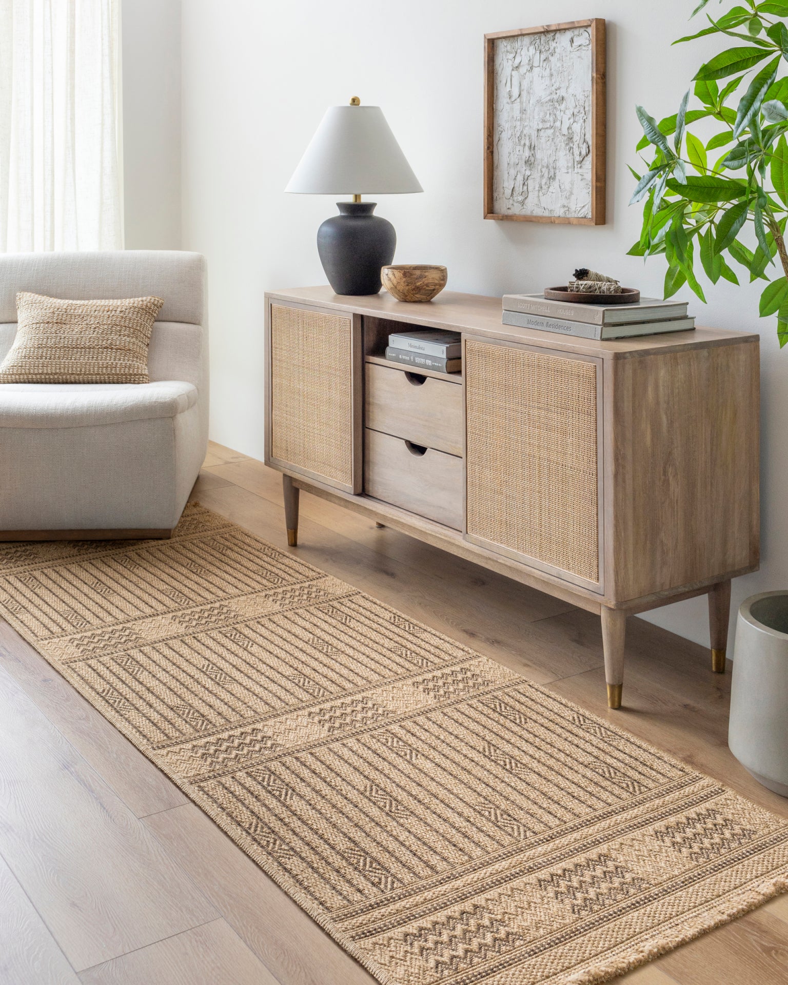 Mirage Machine Woven Rug Livabliss Mirage