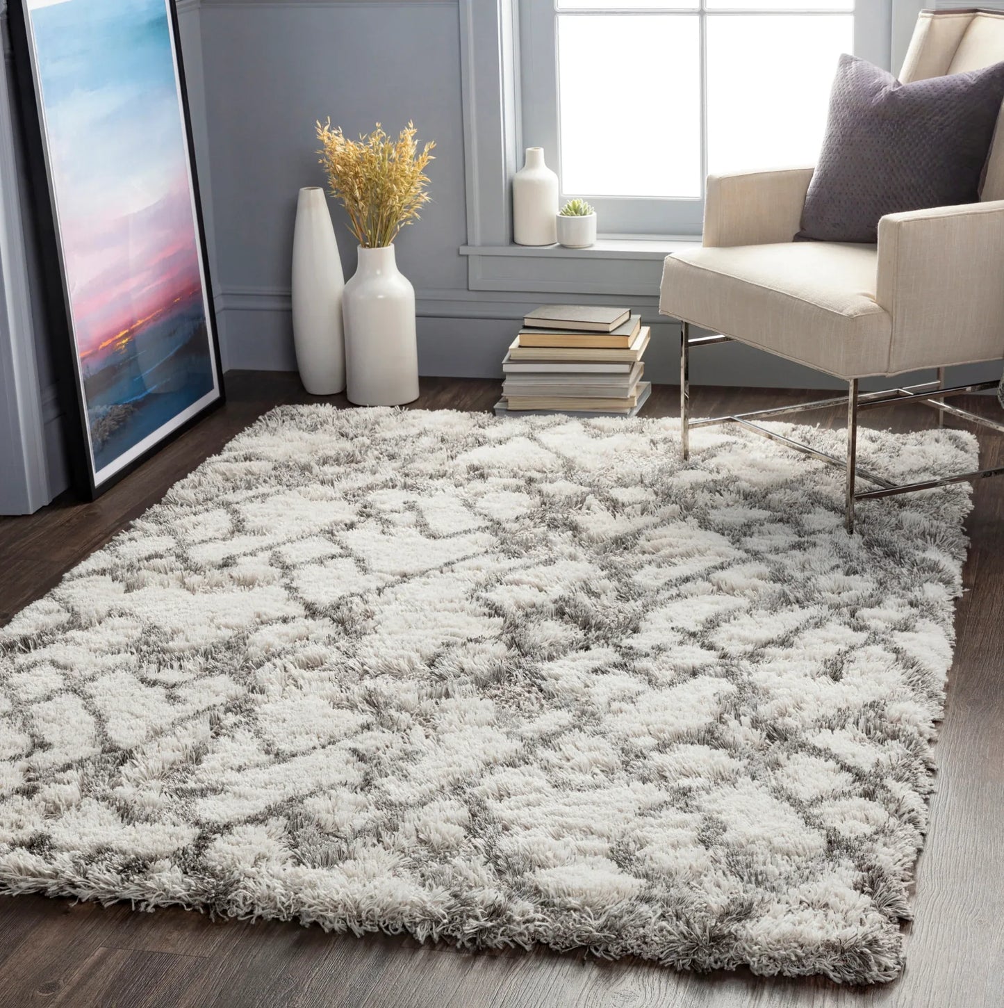 Alta Shag Machine Woven Rug Livabliss Alta Shag
