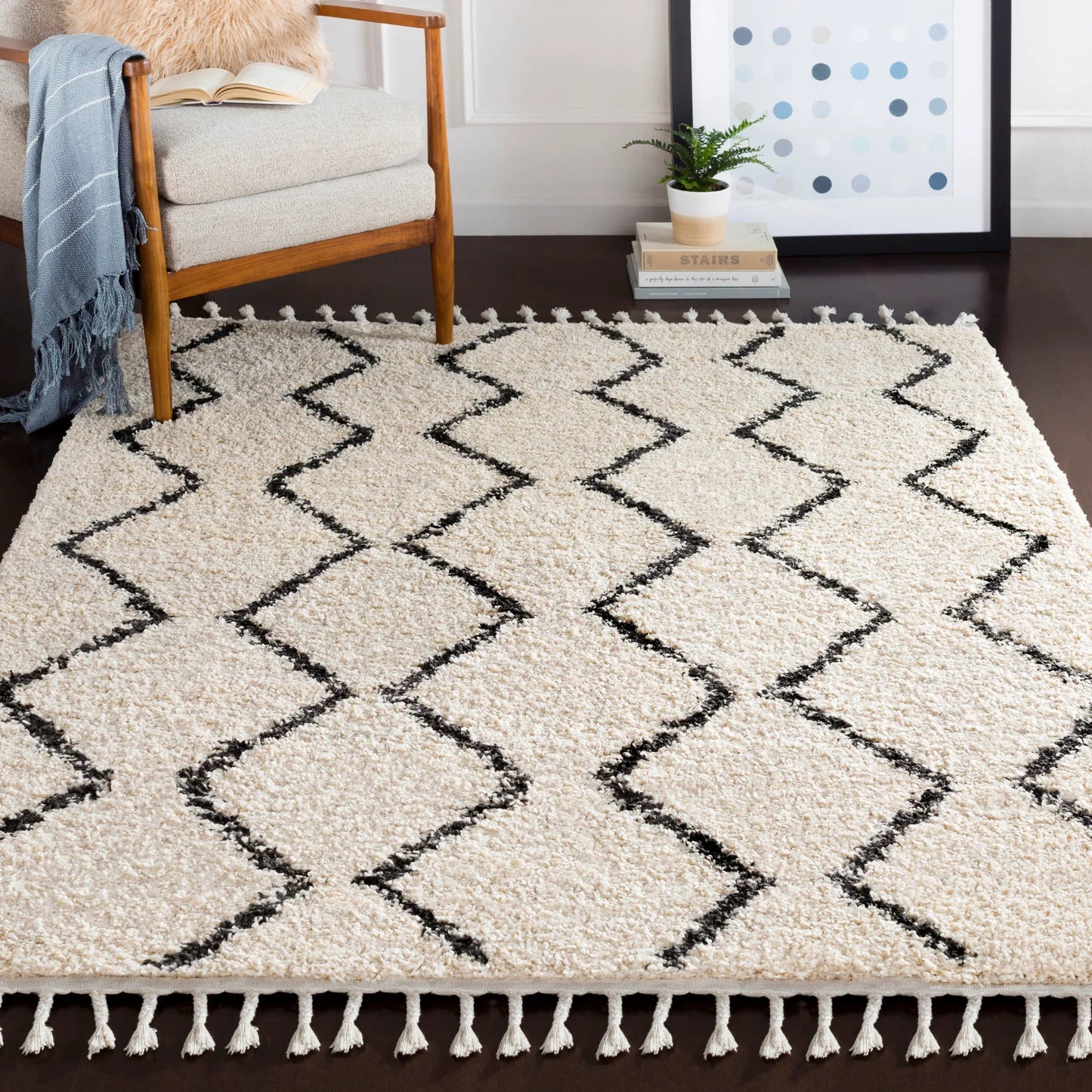 Berber Shag Machine Woven Rug Livabliss Berber Shag
