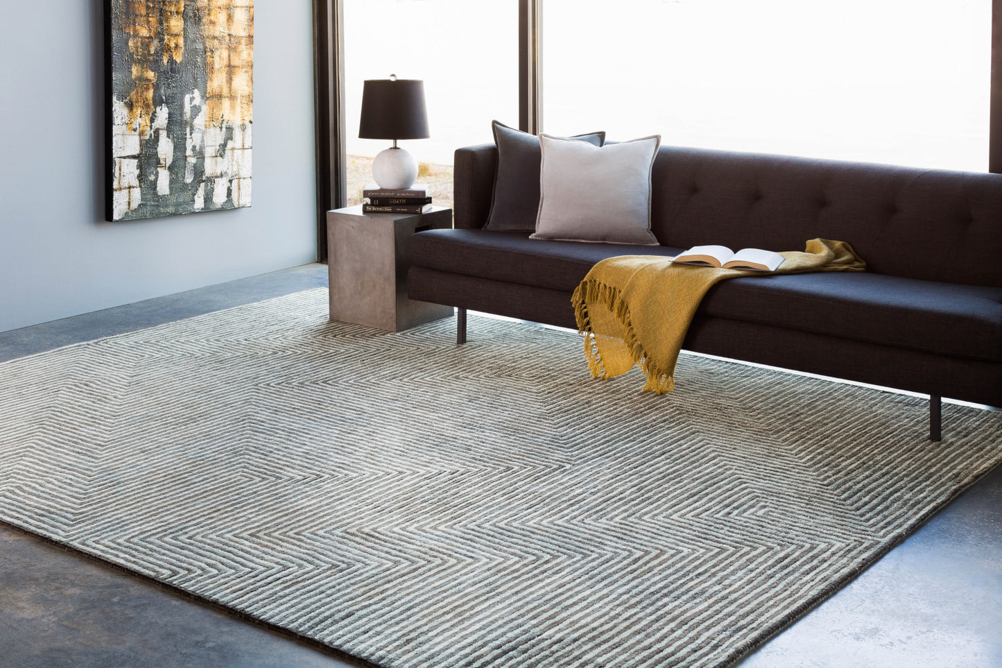 Quartz Handmade Rug Livabliss Quartz