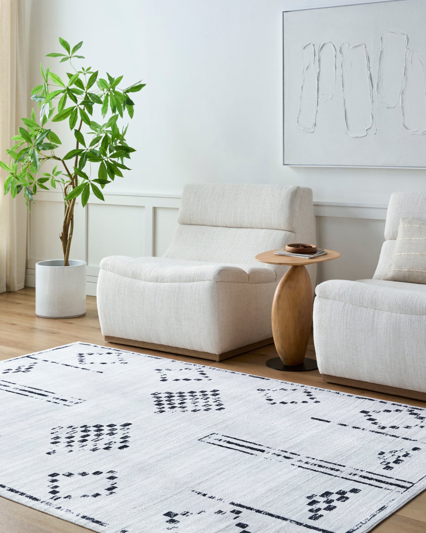 Lavable Machine Woven Rug Livabliss Lavable