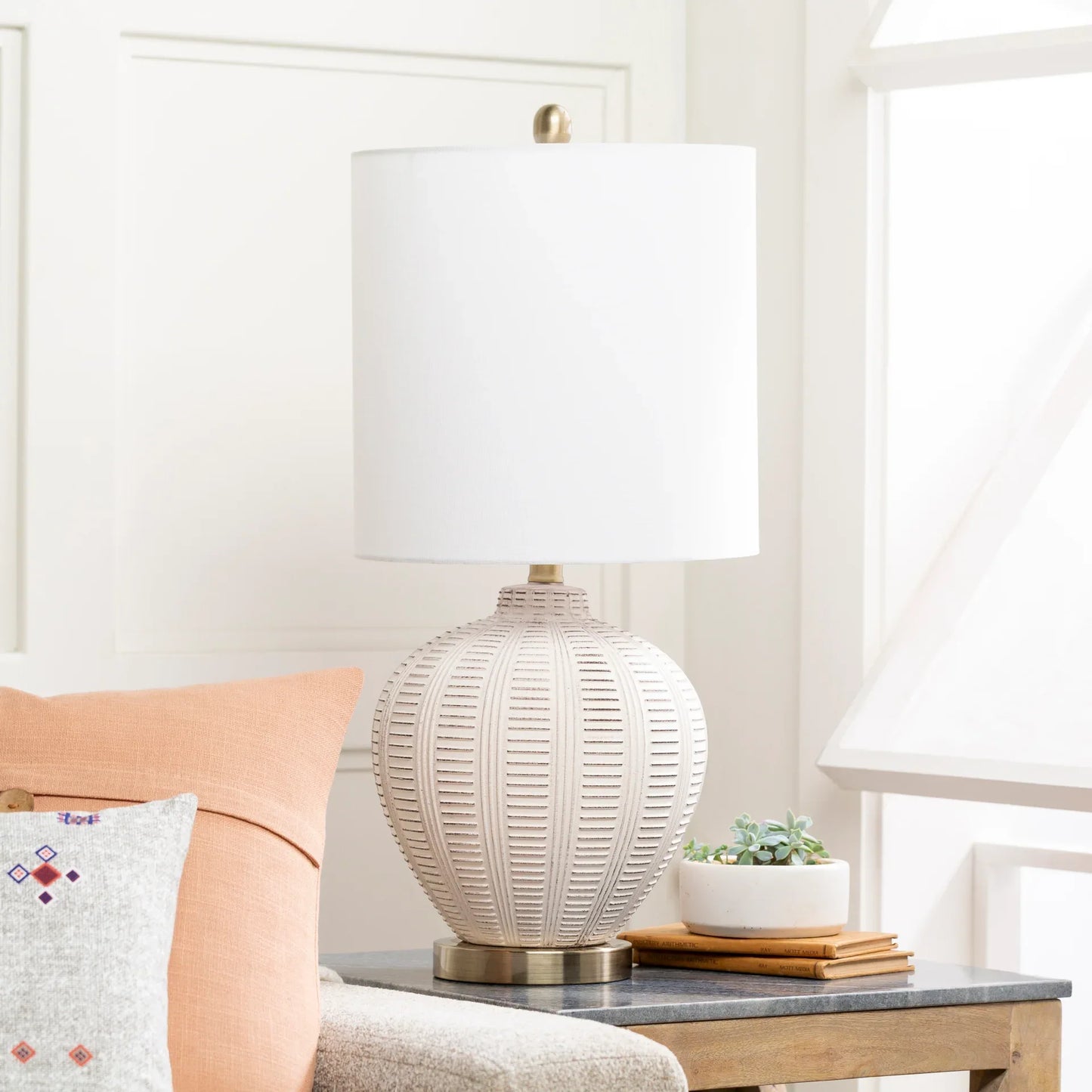 Rayas Accent Table Lamp Livabliss Rayas