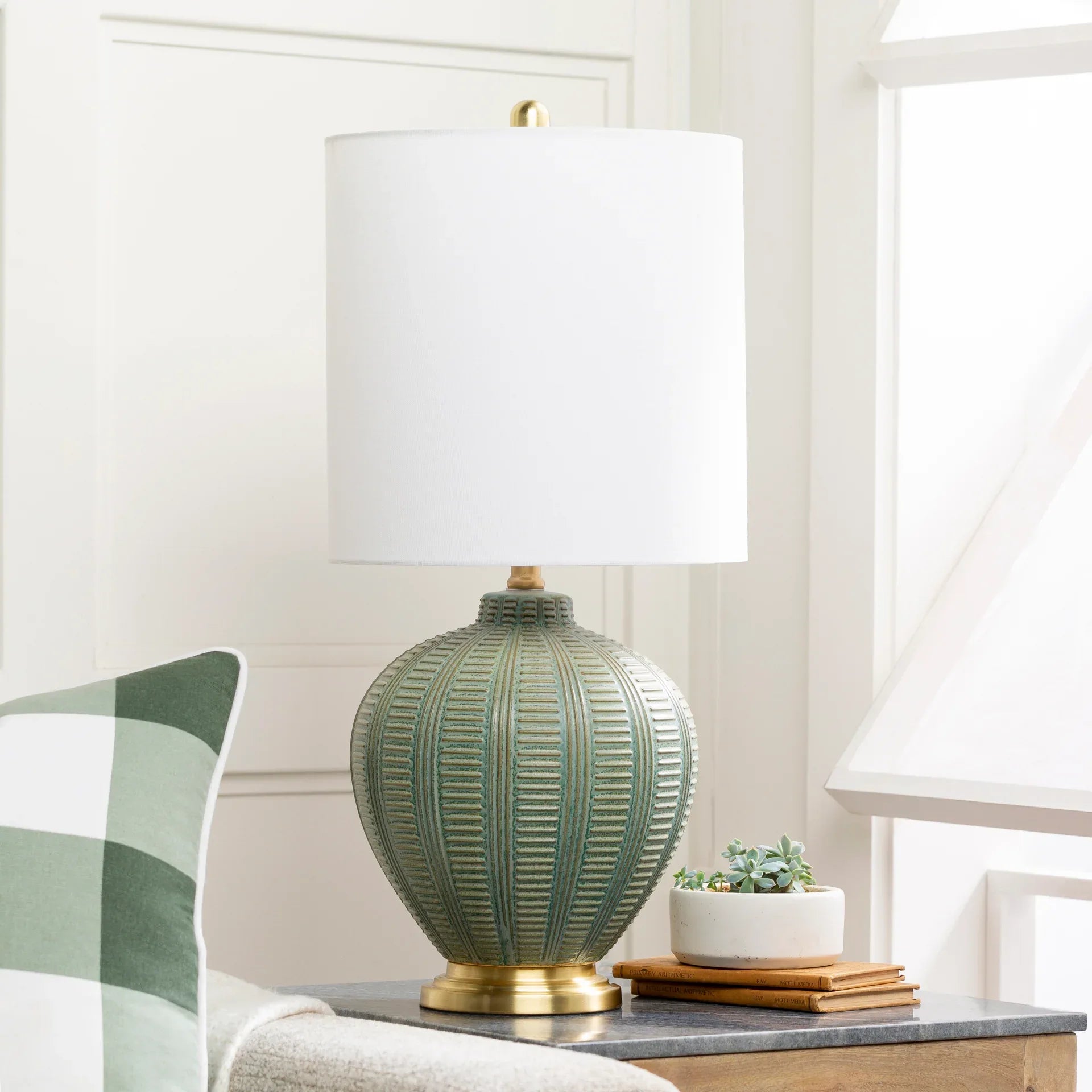 Rayas Accent Table Lamp Livabliss Rayas