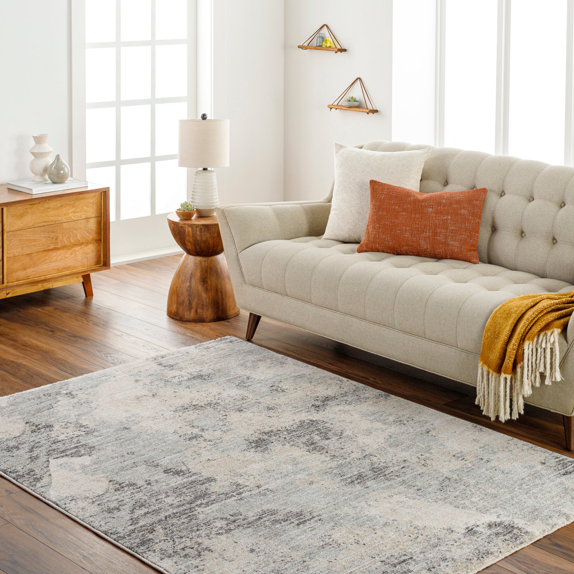Rojin Machine Woven Rug Livabliss Rojin