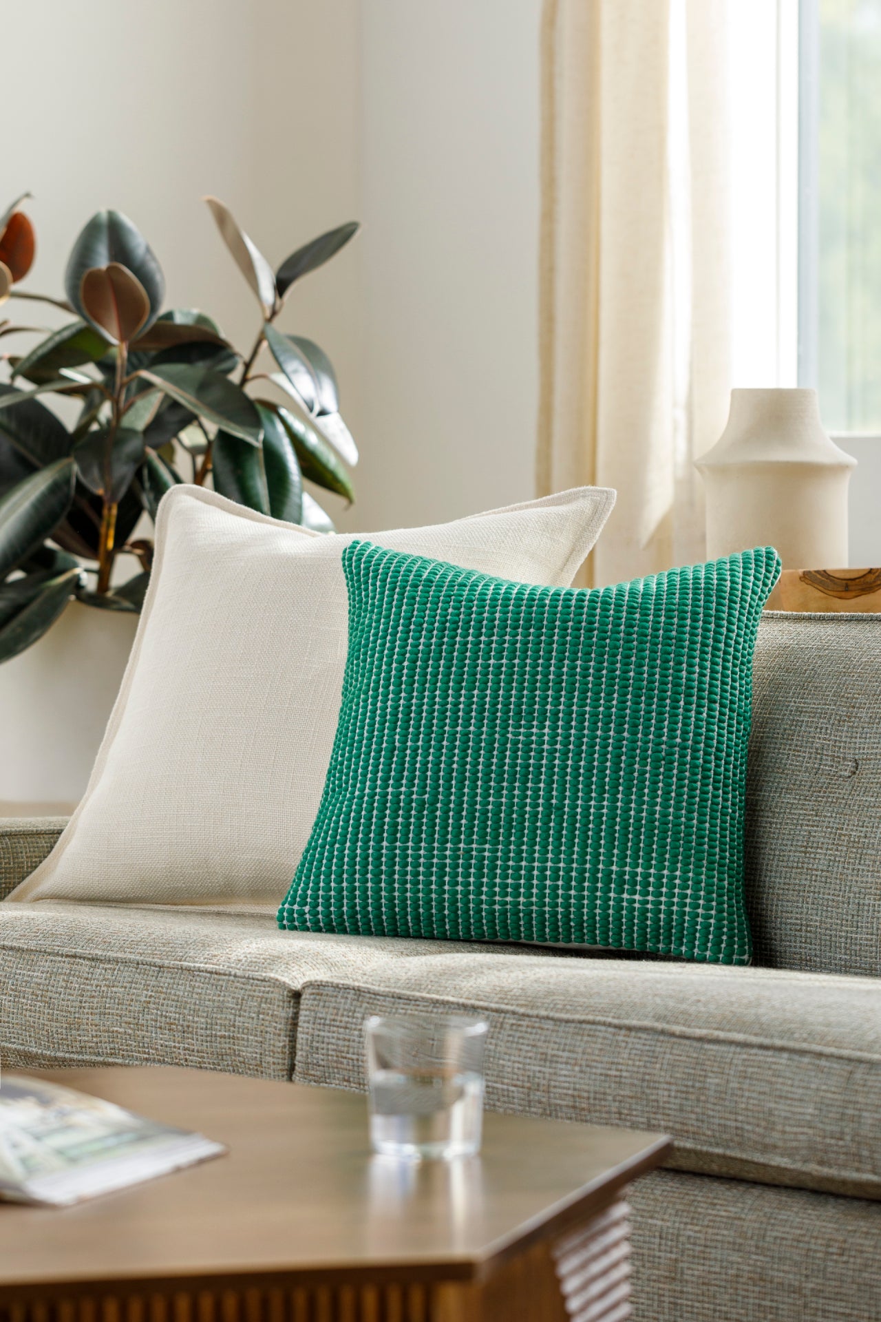 Chunky Grid Accent Pillow Livabliss Chunky Grid