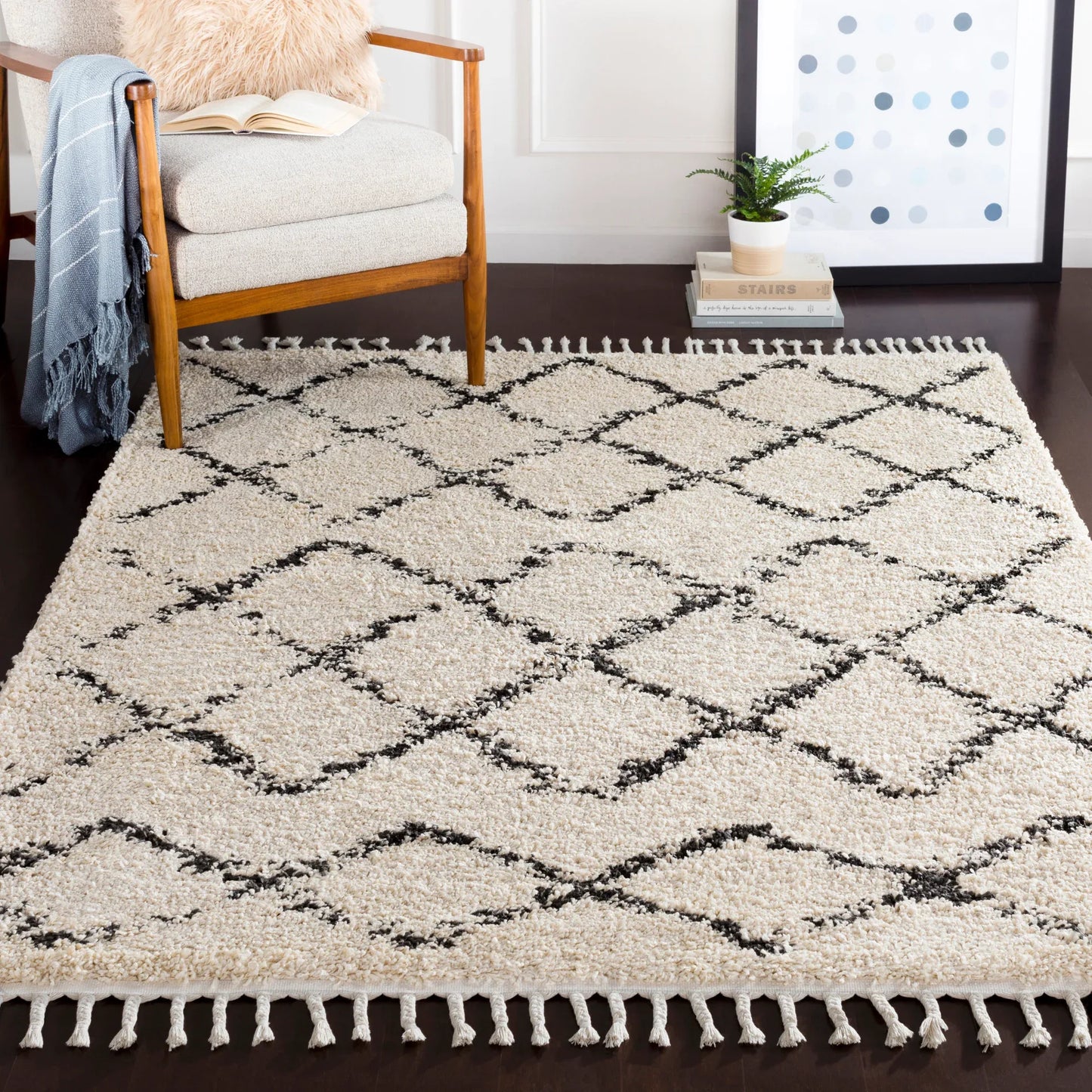 Berber Shag Machine Woven Rug Livabliss Berber Shag