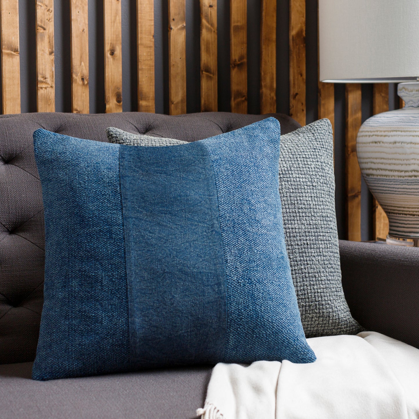 Washed Stripe Accent Pillow Livabliss Washed Stripe