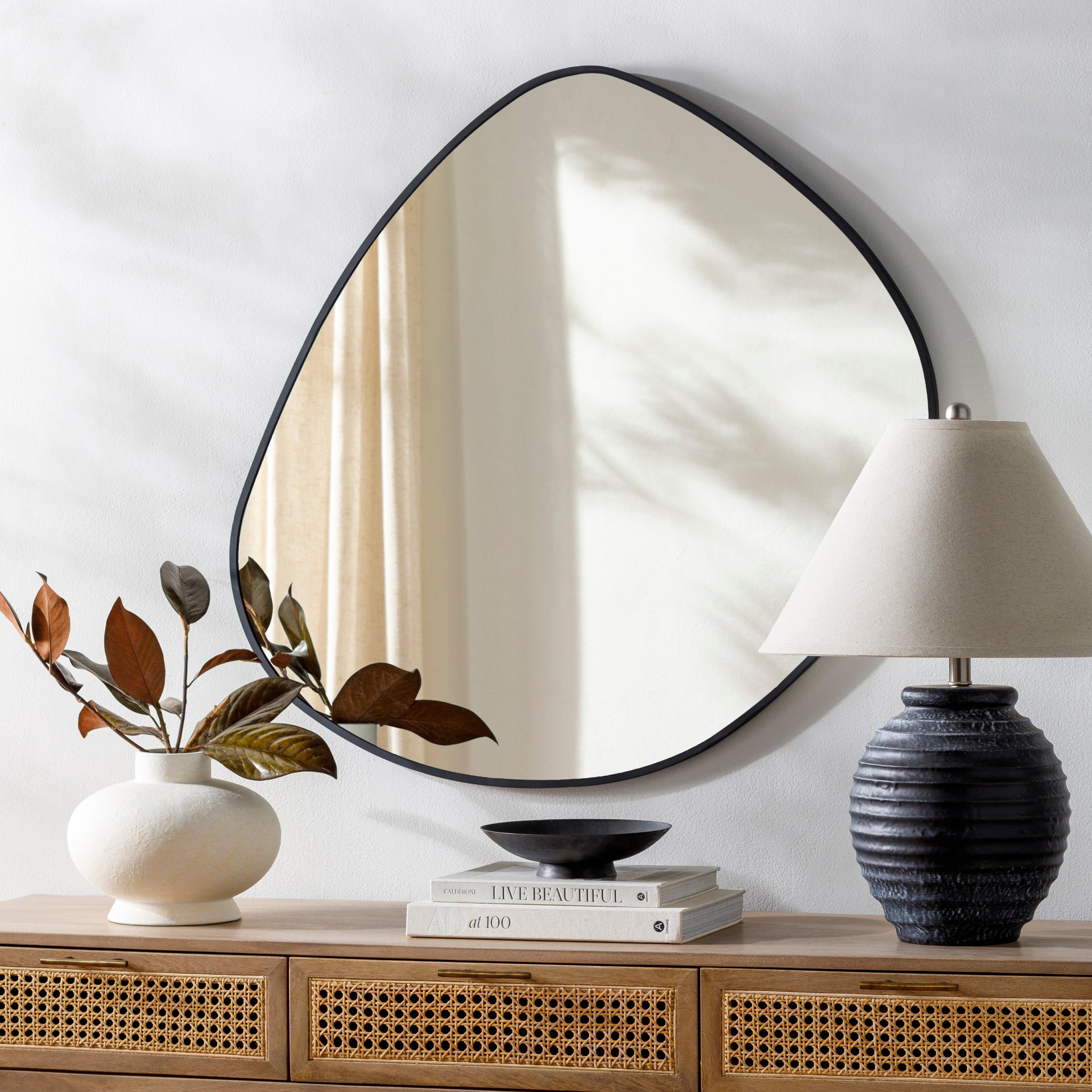 Pebble Accent Mirror Livabliss Pebble
