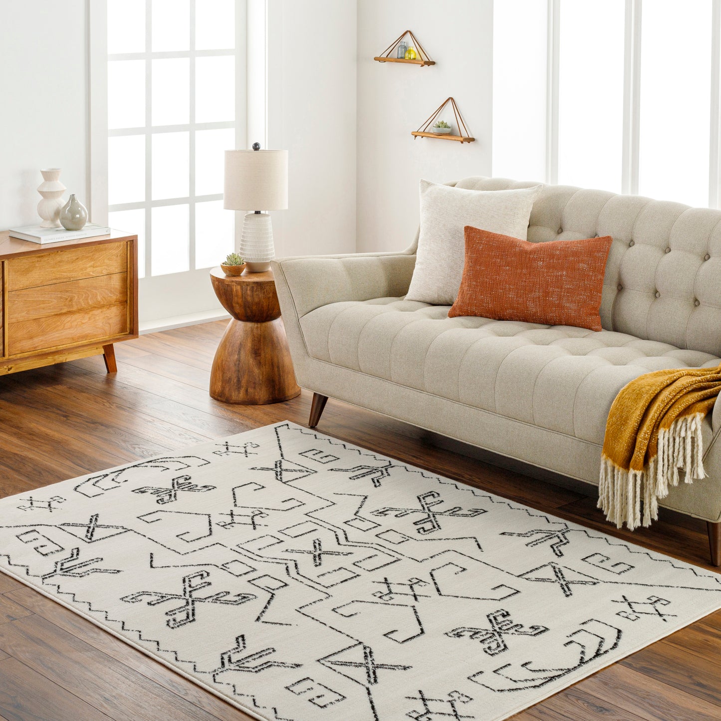 Pisa Machine Woven Rug Livabliss Pisa