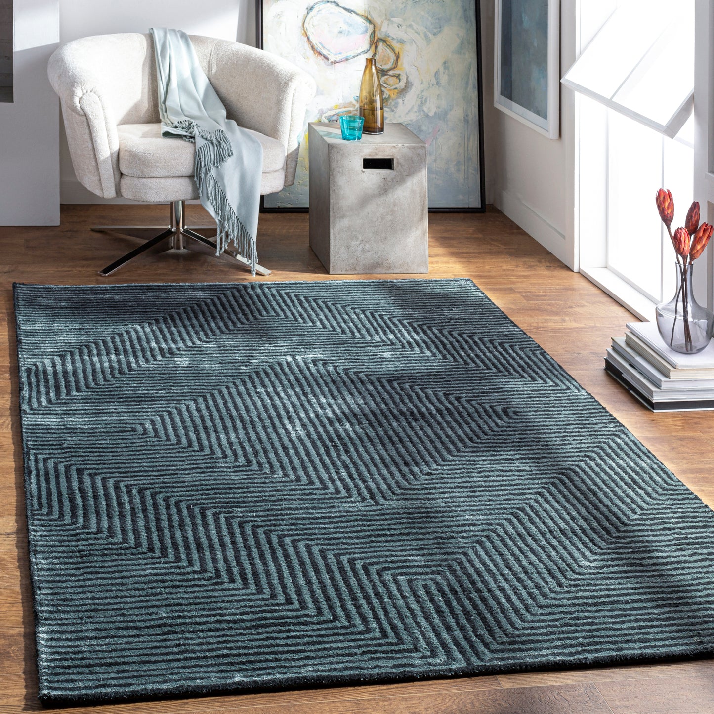 Quartz Handmade Rug Livabliss Quartz