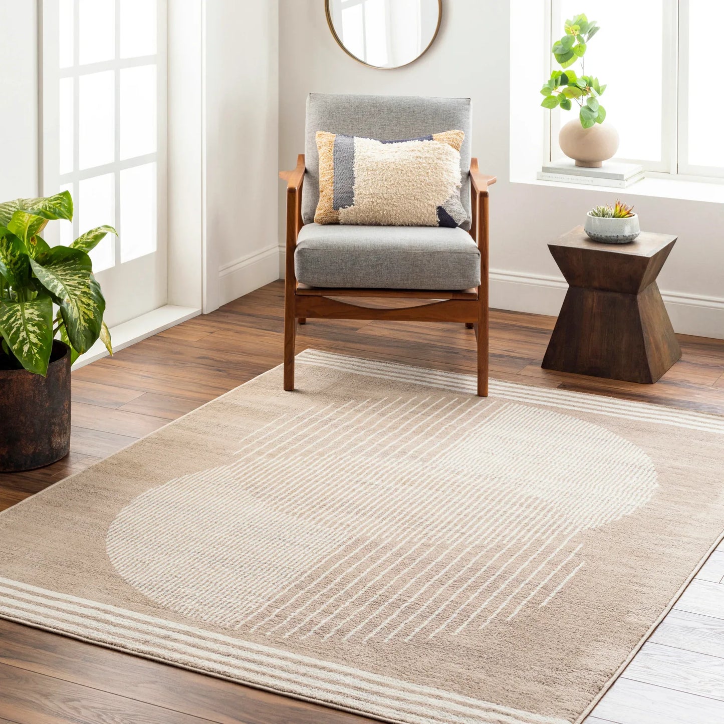 Floransa Machine Woven Rug Livabliss Floransa