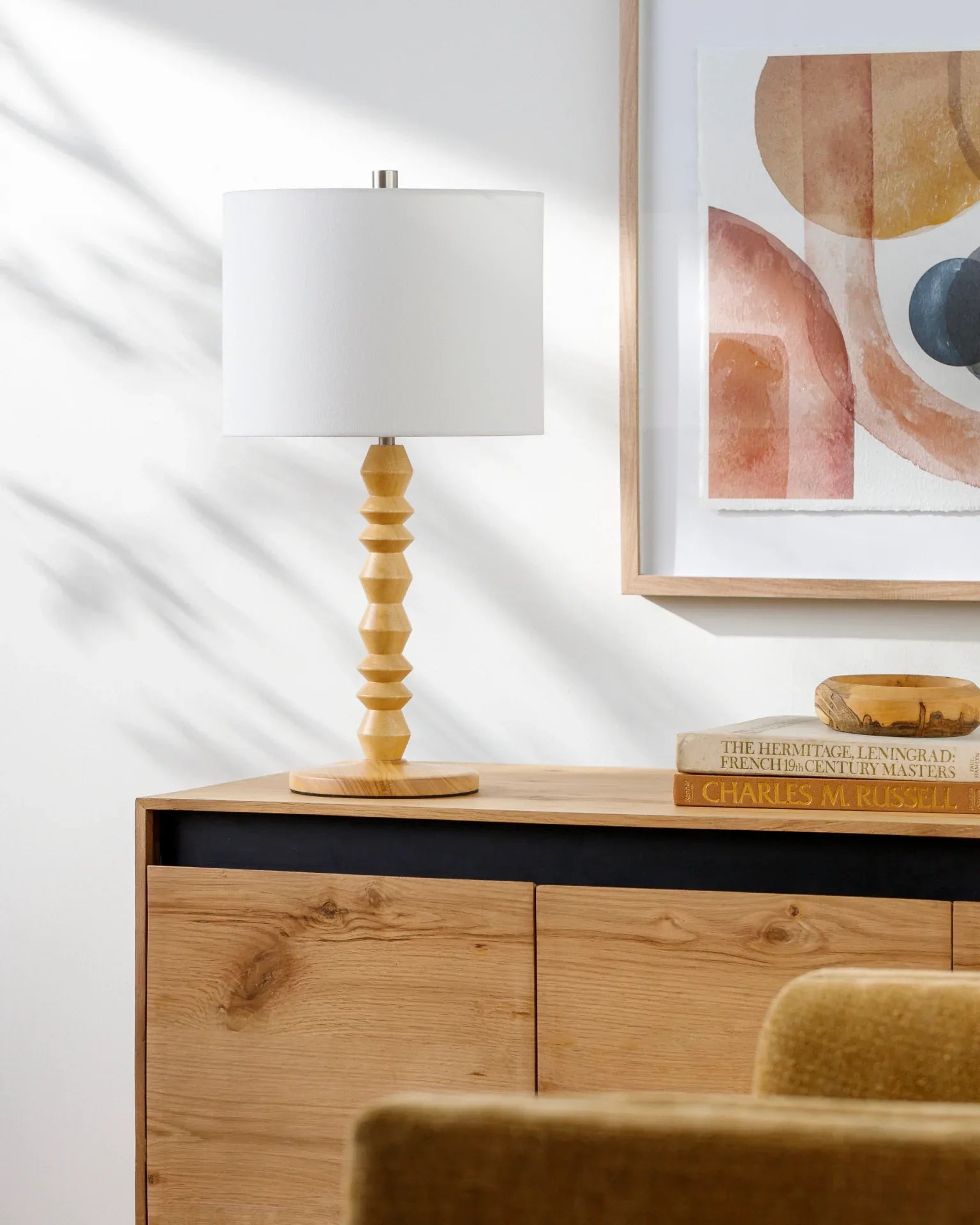 Padauk Accent Table Lamp Livabliss Padauk