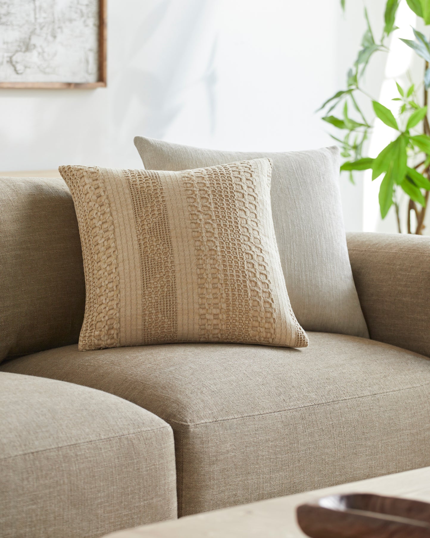 Washed Waffle Accent Pillow Livabliss Washed Waffle